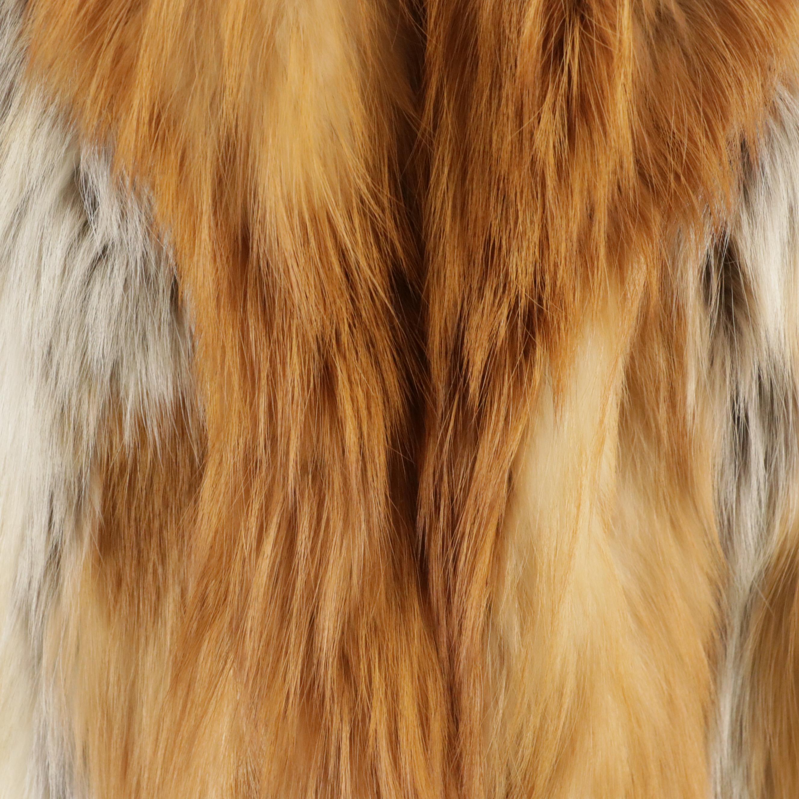 Red Fox Fur Stroller Coat from Stanley Rich Fine Furs