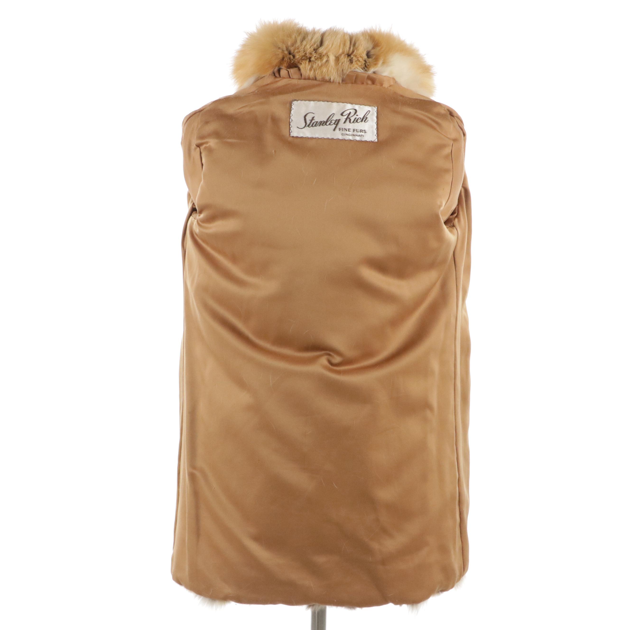 Red Fox Fur Stroller Coat from Stanley Rich Fine Furs