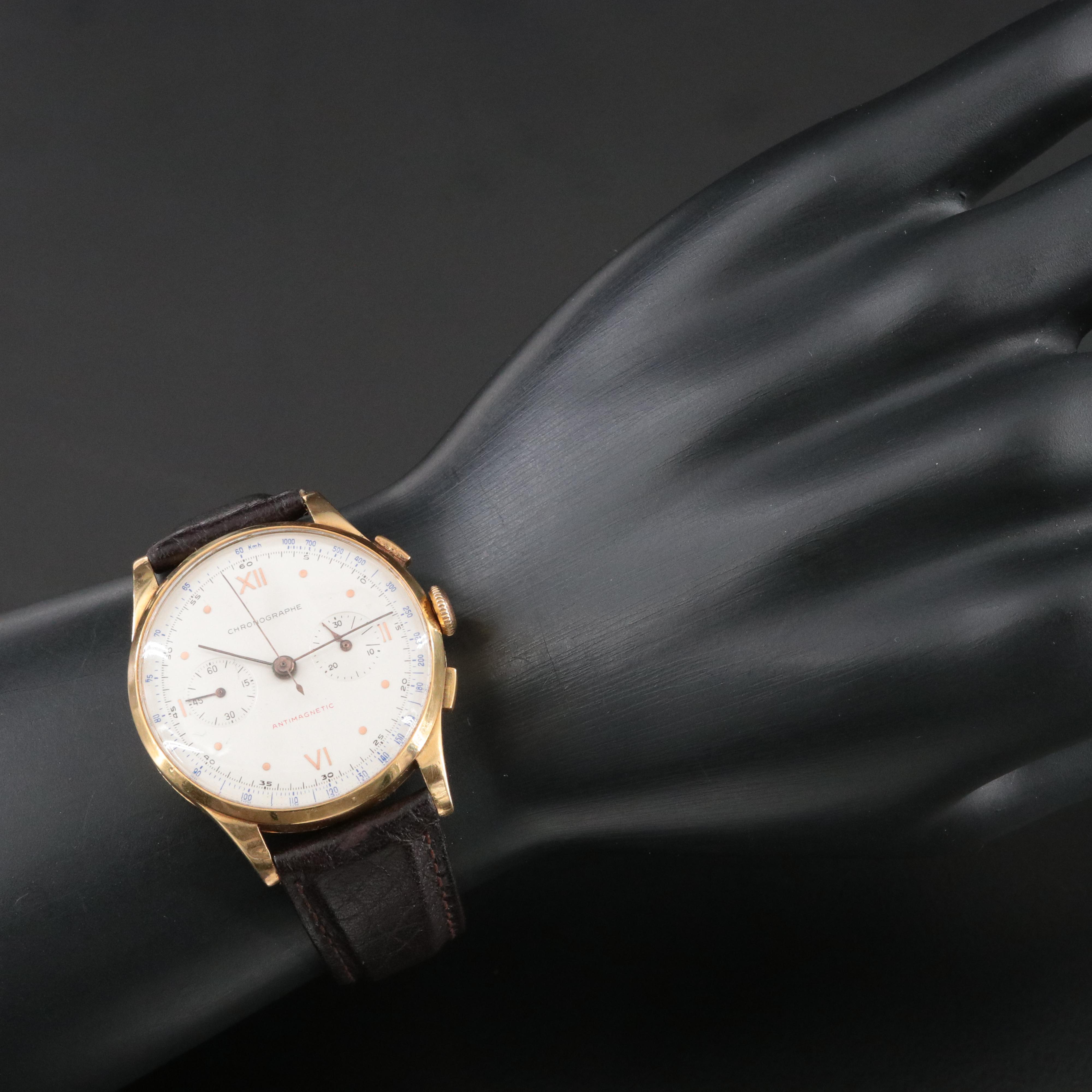Chronographe Suisse Vintage 18K Watch