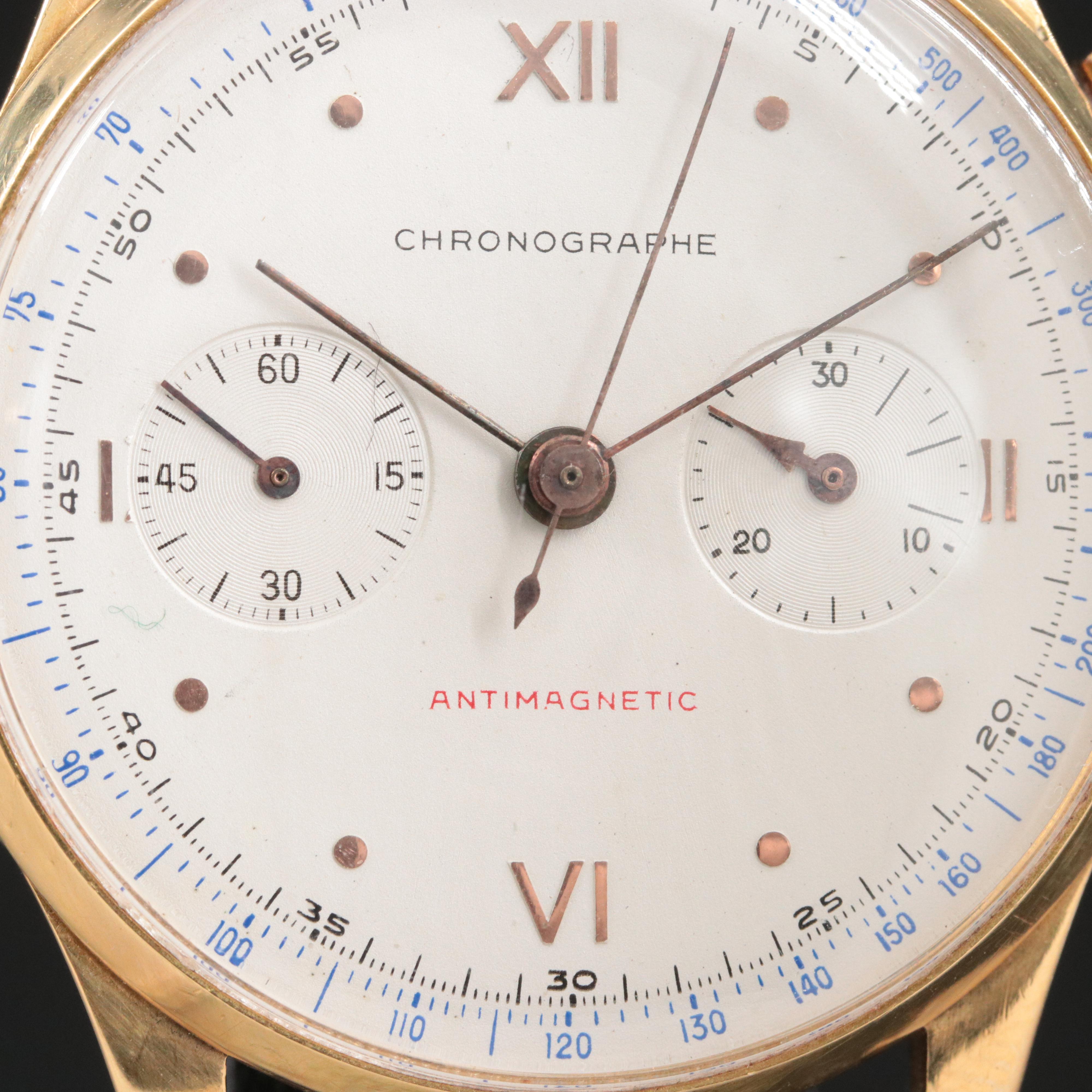 Chronographe Suisse Vintage 18K Watch