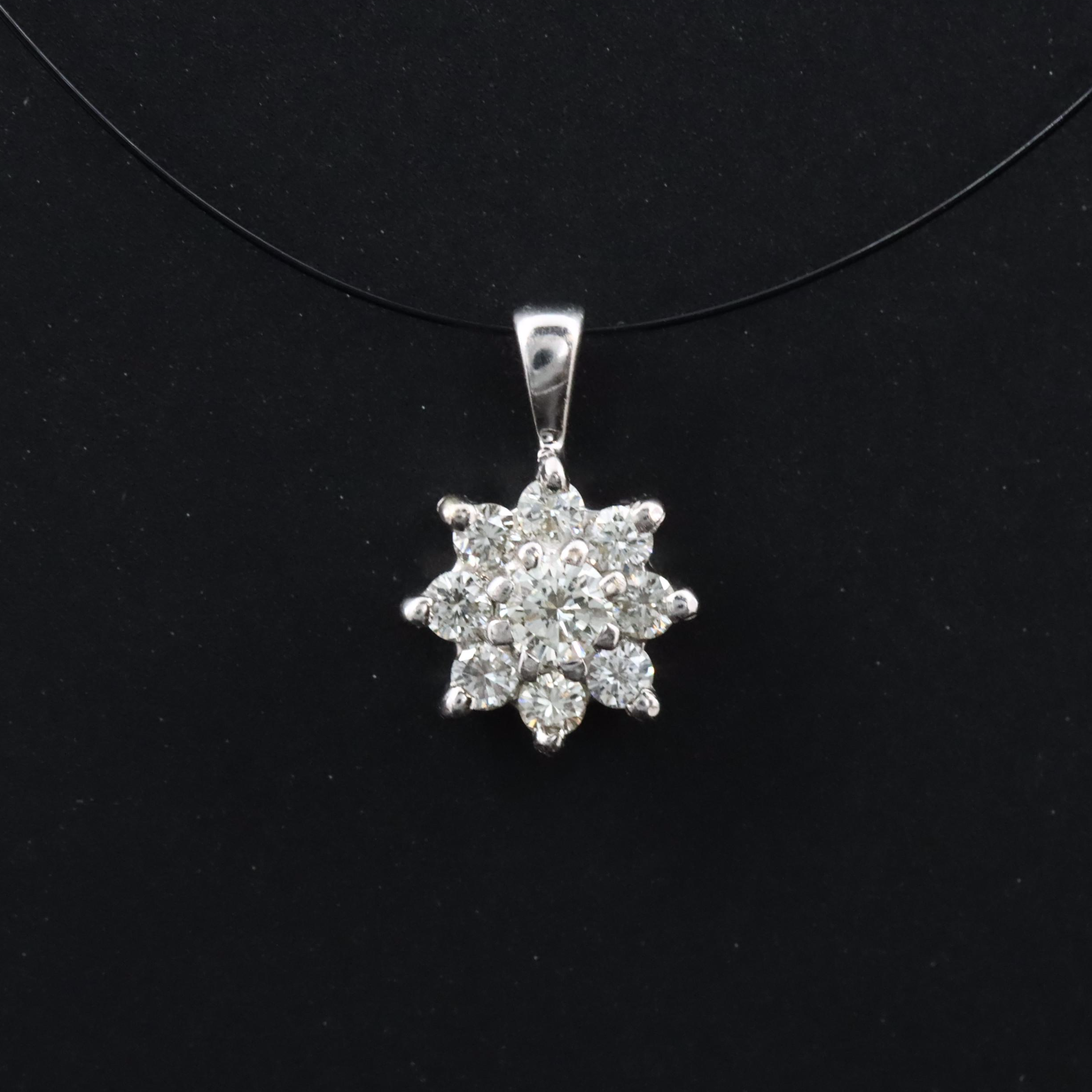 14K 0.29 CTW Diamond Pendant