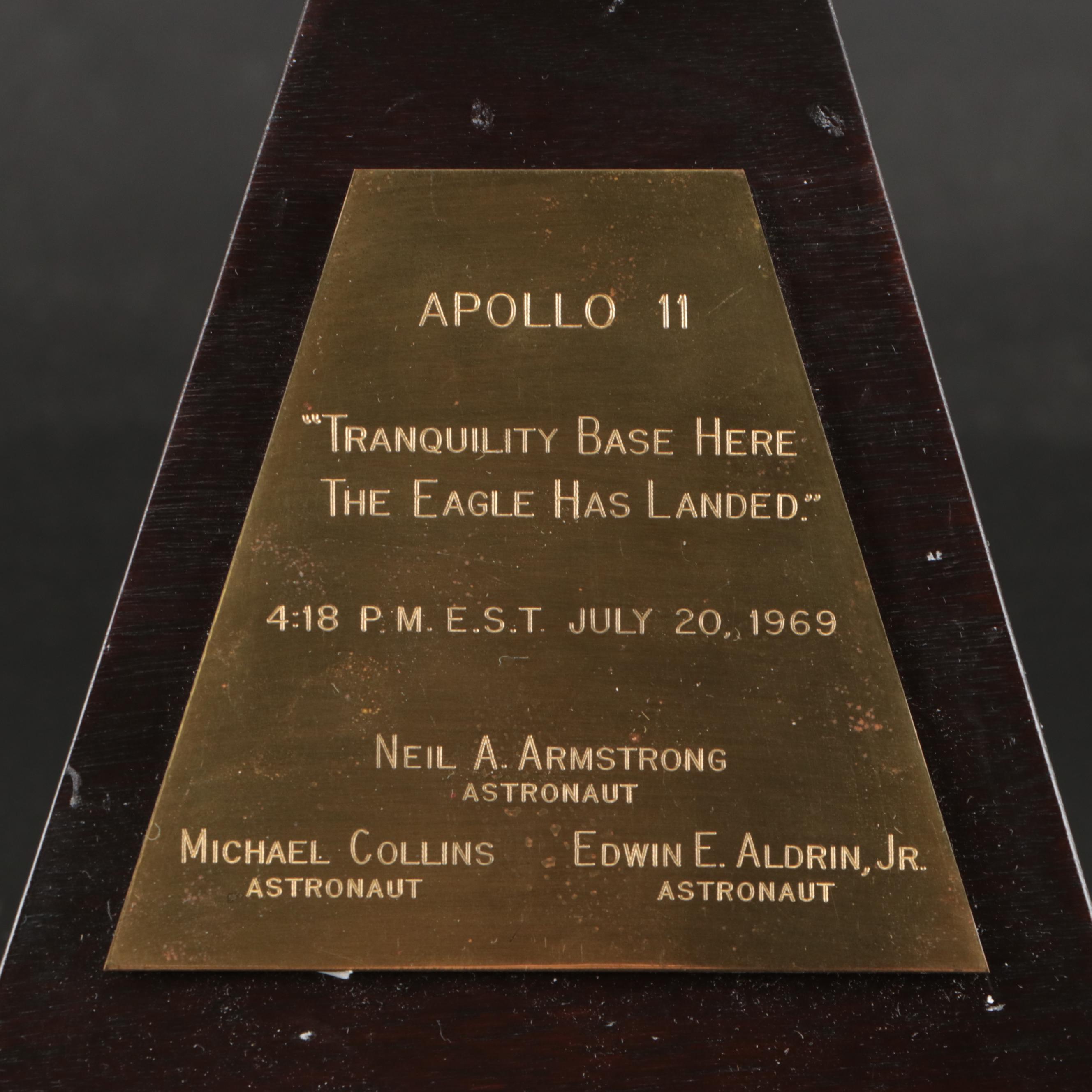 Cybis "Tranquility Base Apollo 11 Moon Mission" Porcelain Sculpture