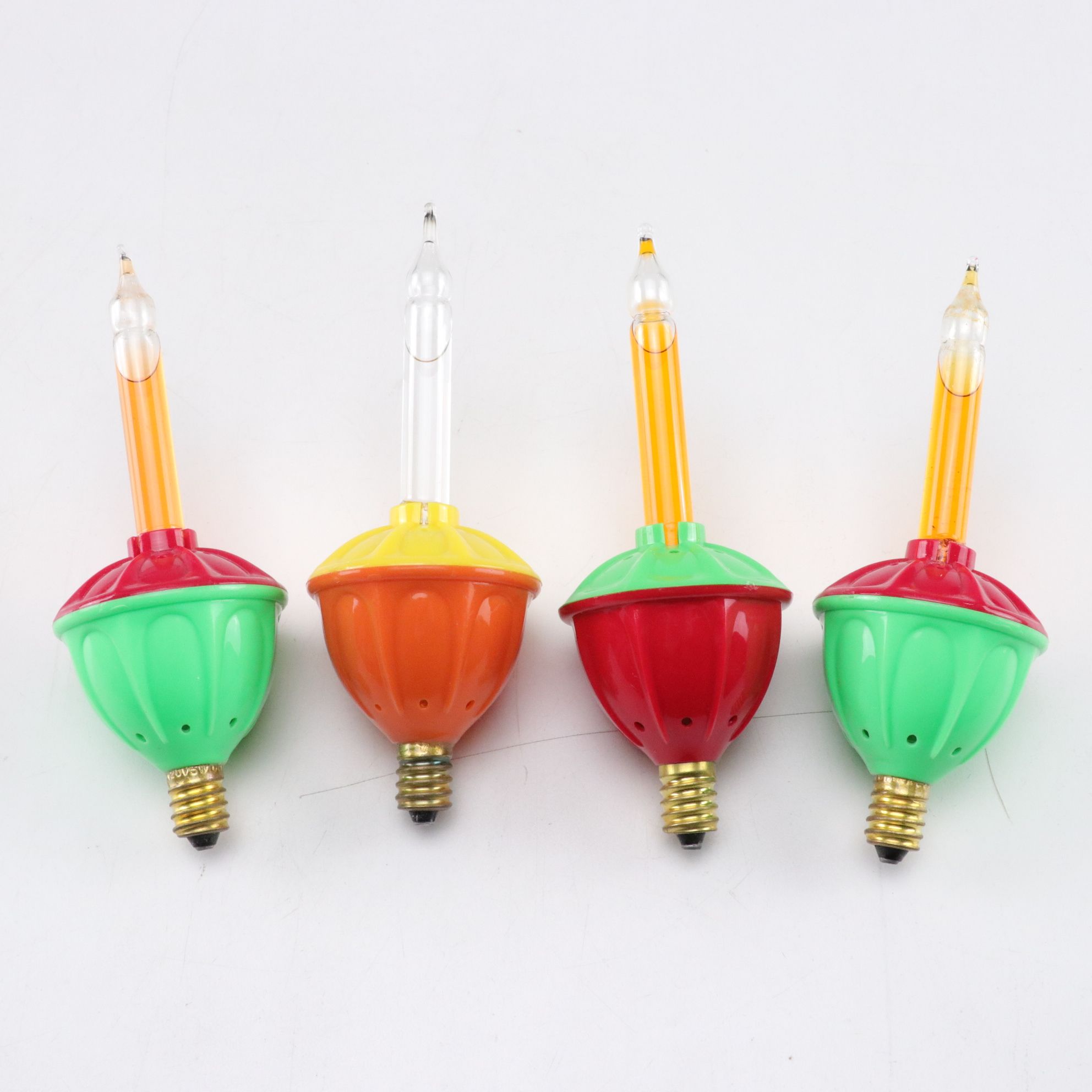 Shiny Brite Glass in Collection of Christmas Tree Ornaments, Mid-20th C.