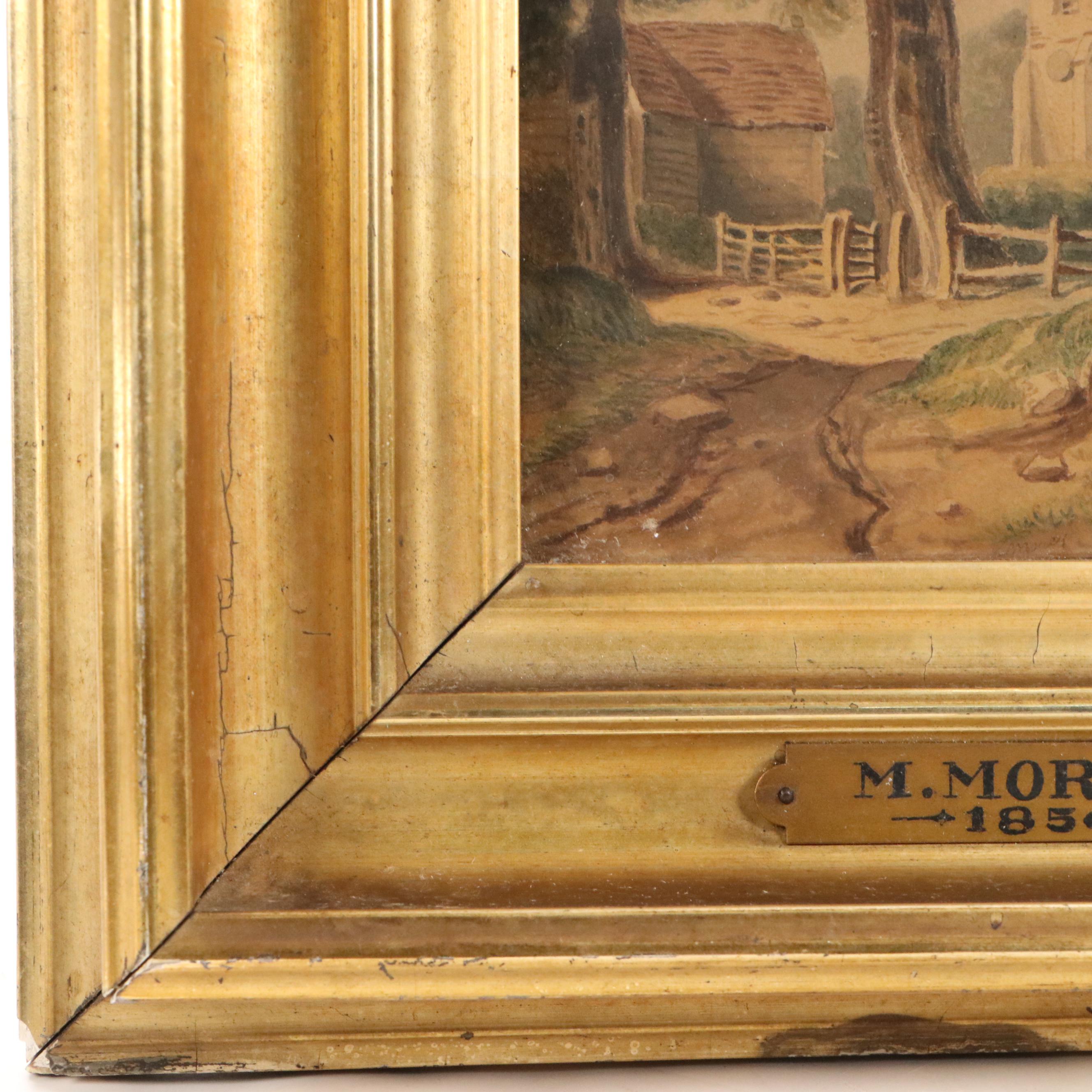 Morey English School Watercolor Landscape, Late 18th or Early 19th Century