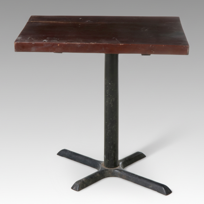 Mahogany Finish Bistro Table