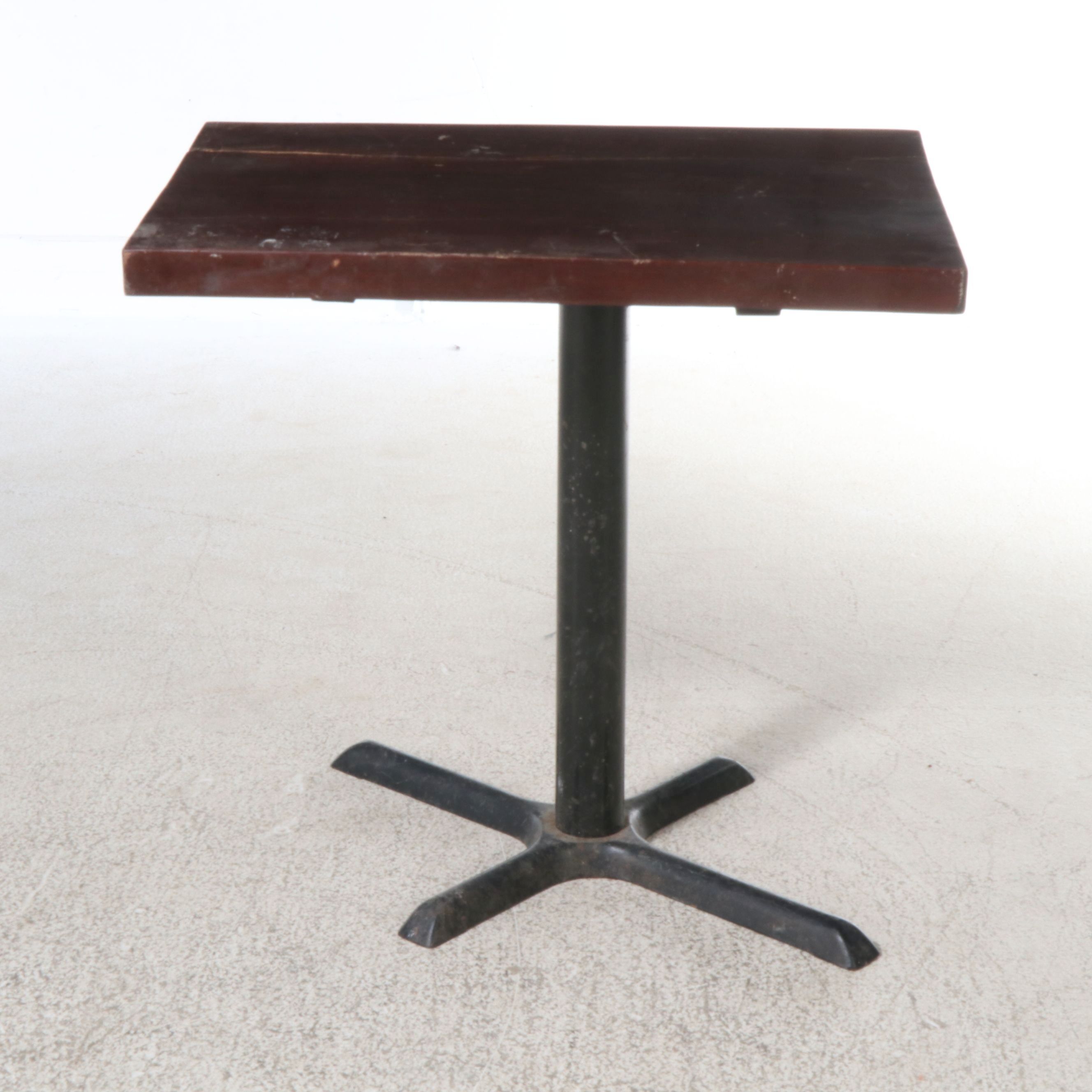Mahogany Finish Bistro Table
