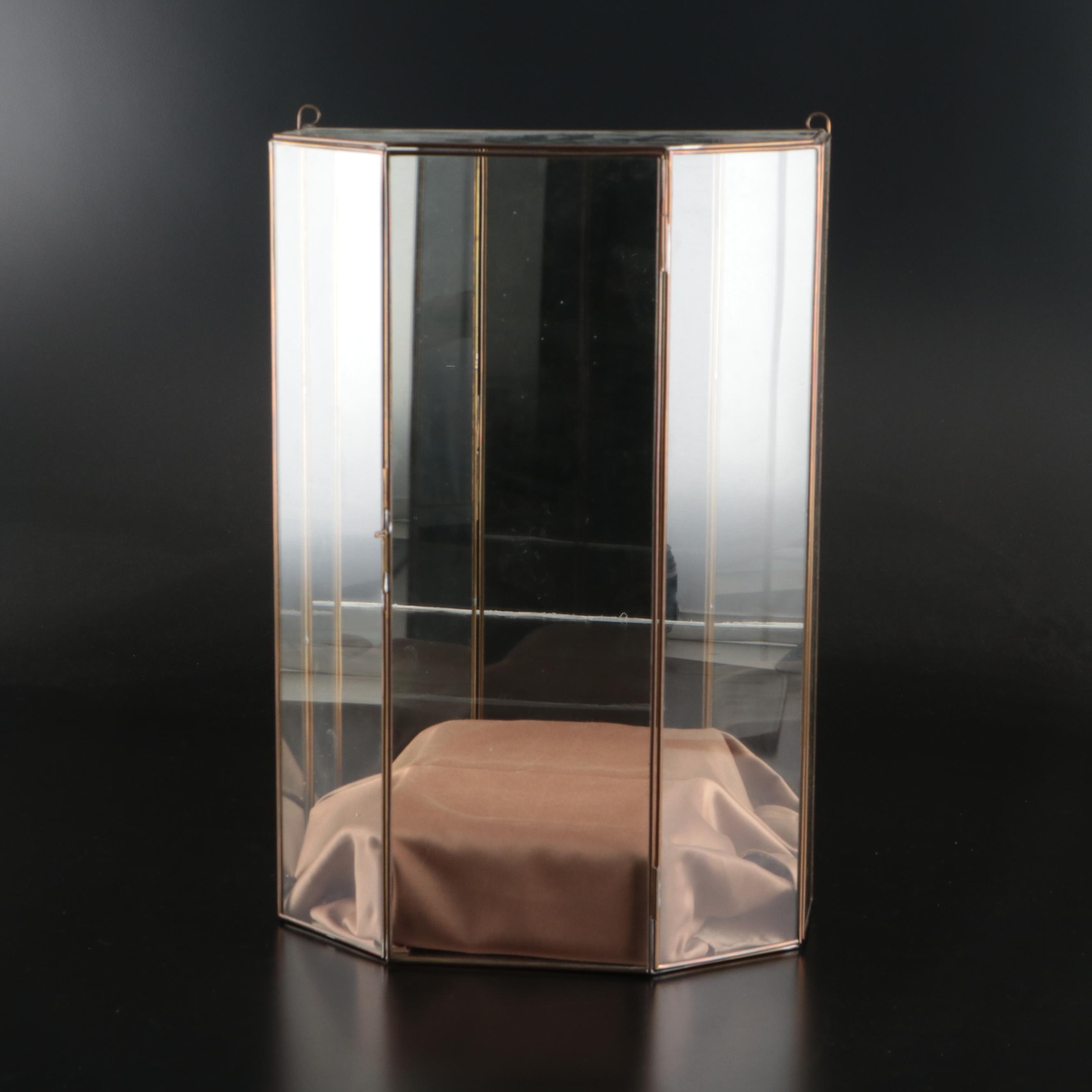 Cybis "Portia" Bisque Porcelain Figure in Glass Display Case