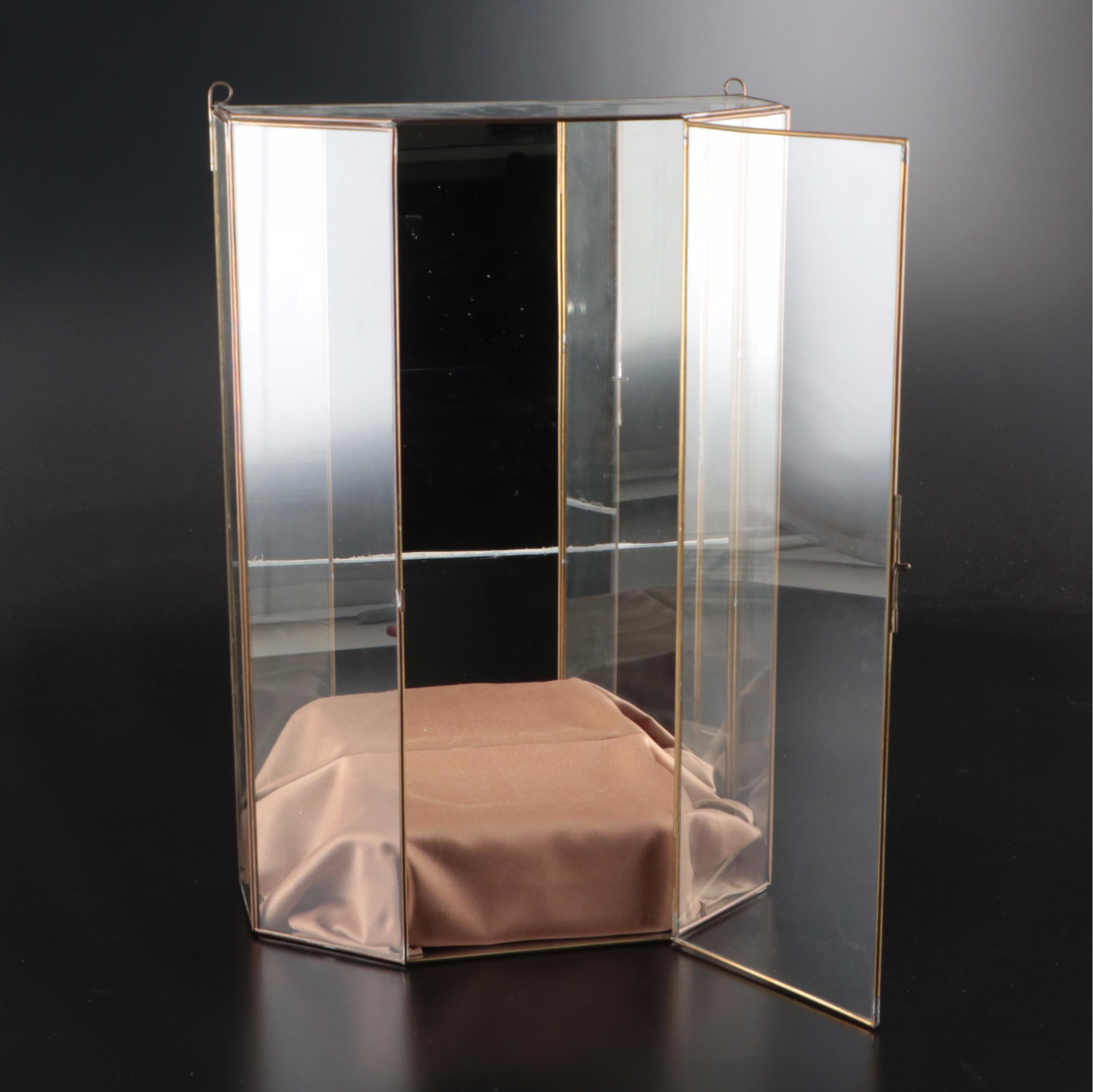 Cybis "Portia" Bisque Porcelain Figure in Glass Display Case