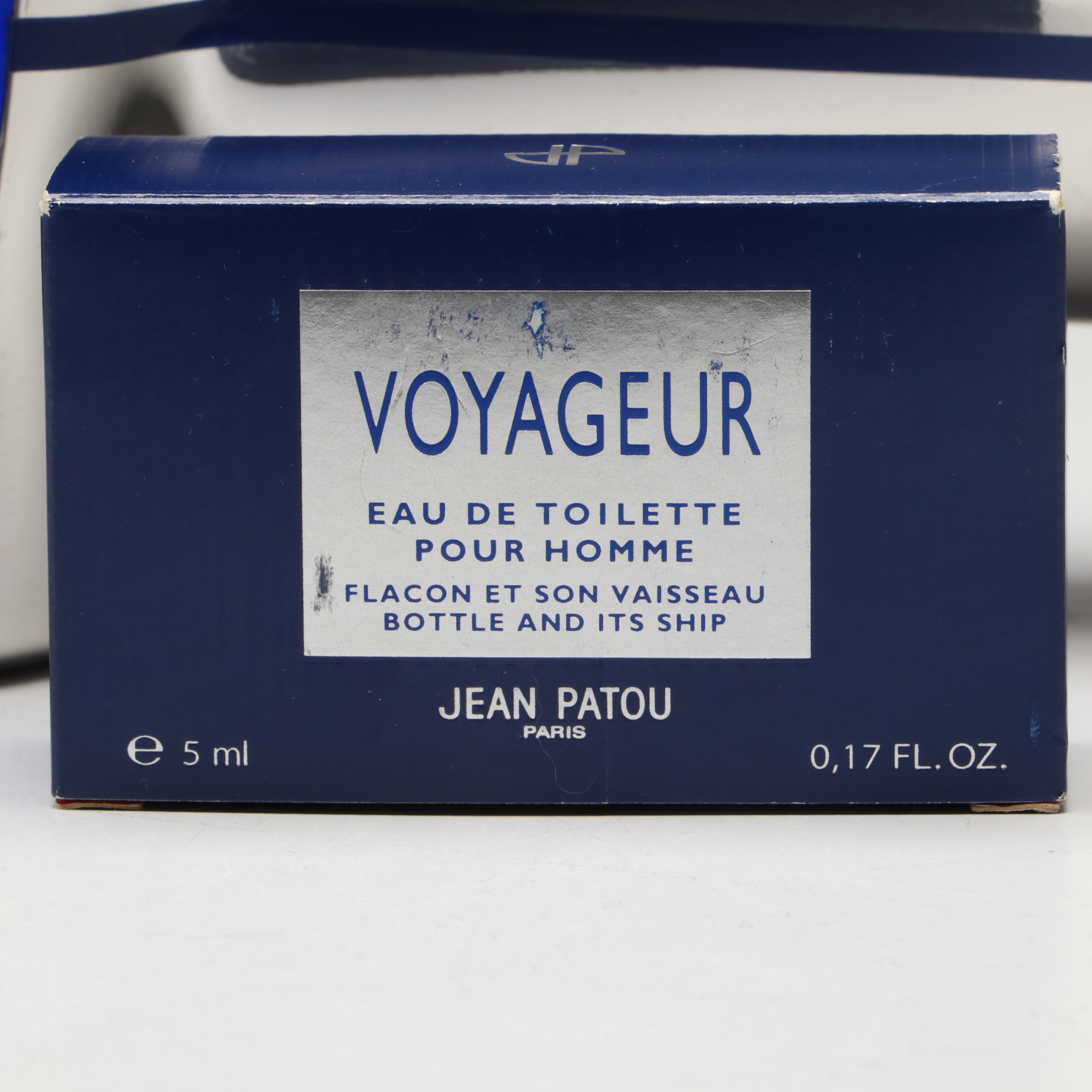Jean Patou "Voyageur" Eau de Toilette Store Display and Box