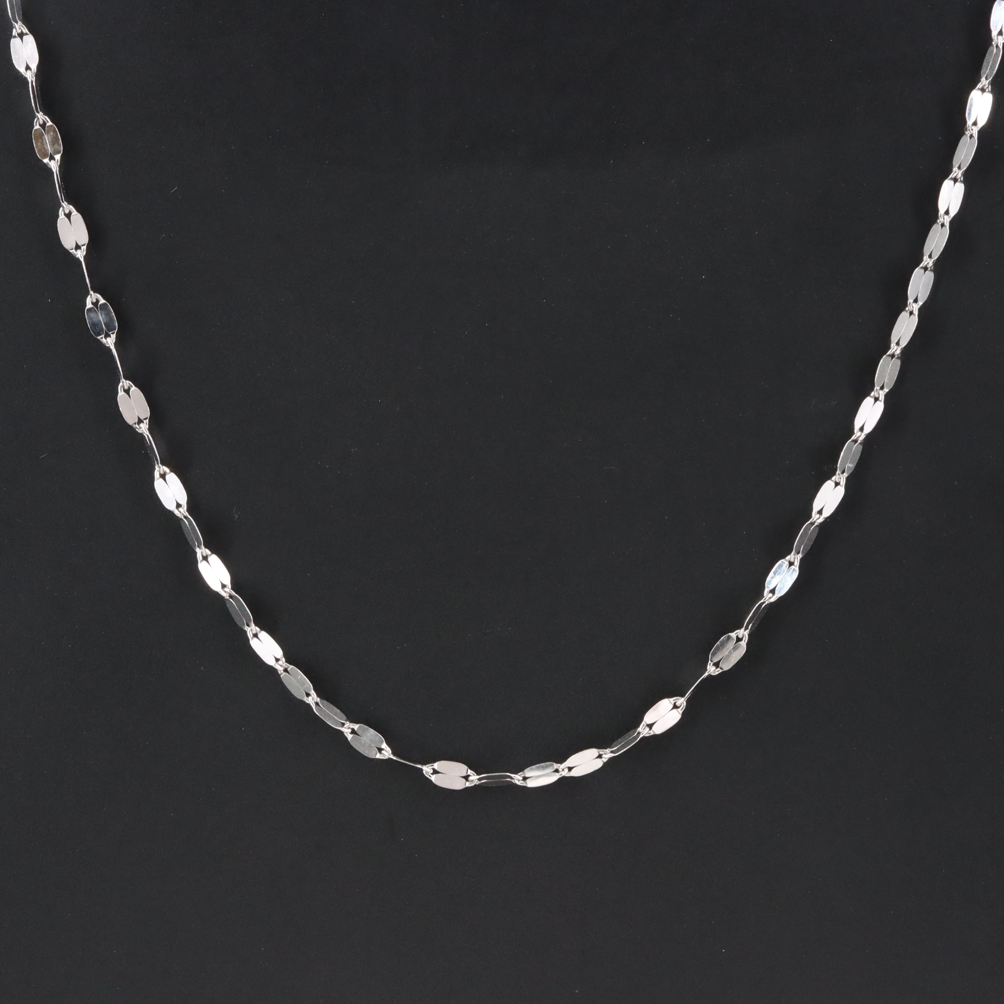 Italian 14K Sparkle Chain Necklace