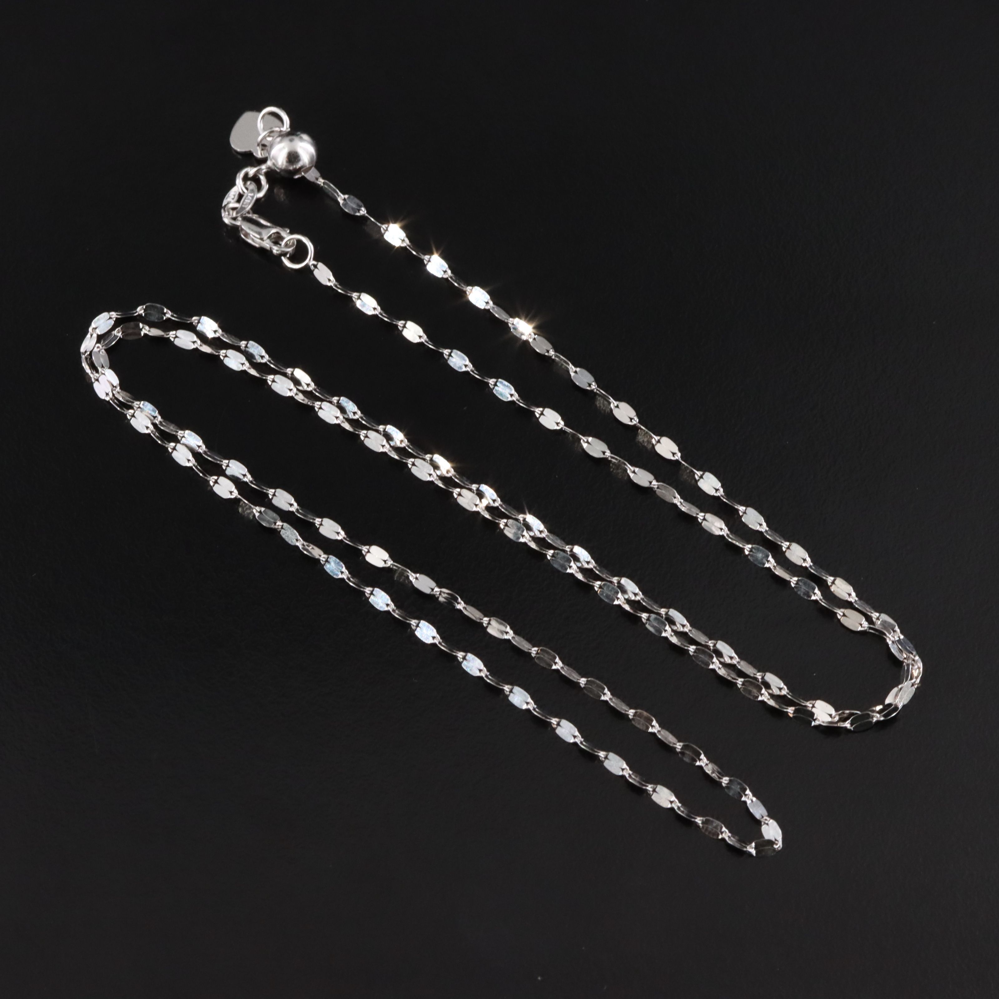 Italian 14K Sparkle Chain Necklace