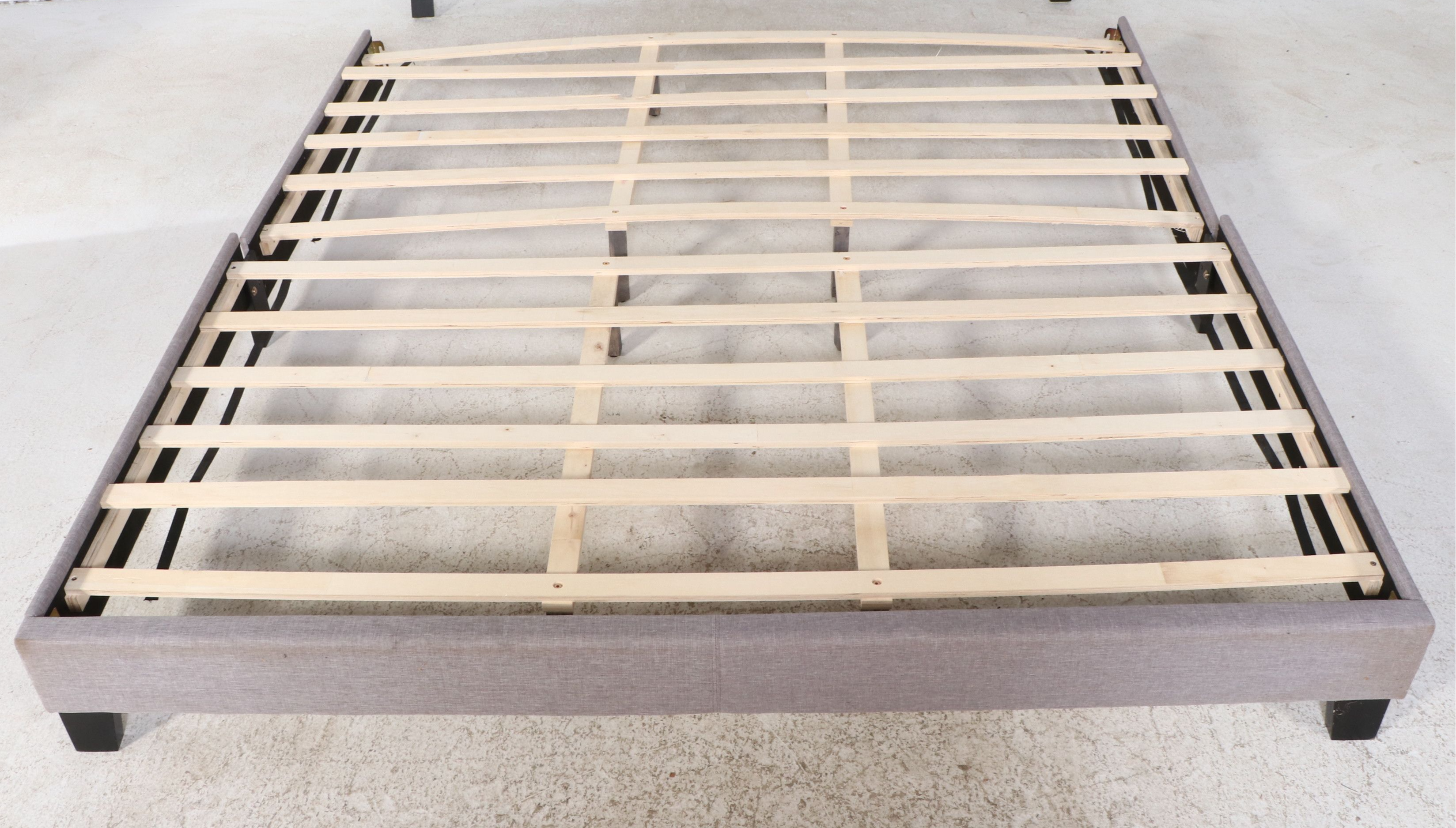 Furinno Contemporary Upholstered Bed Frame