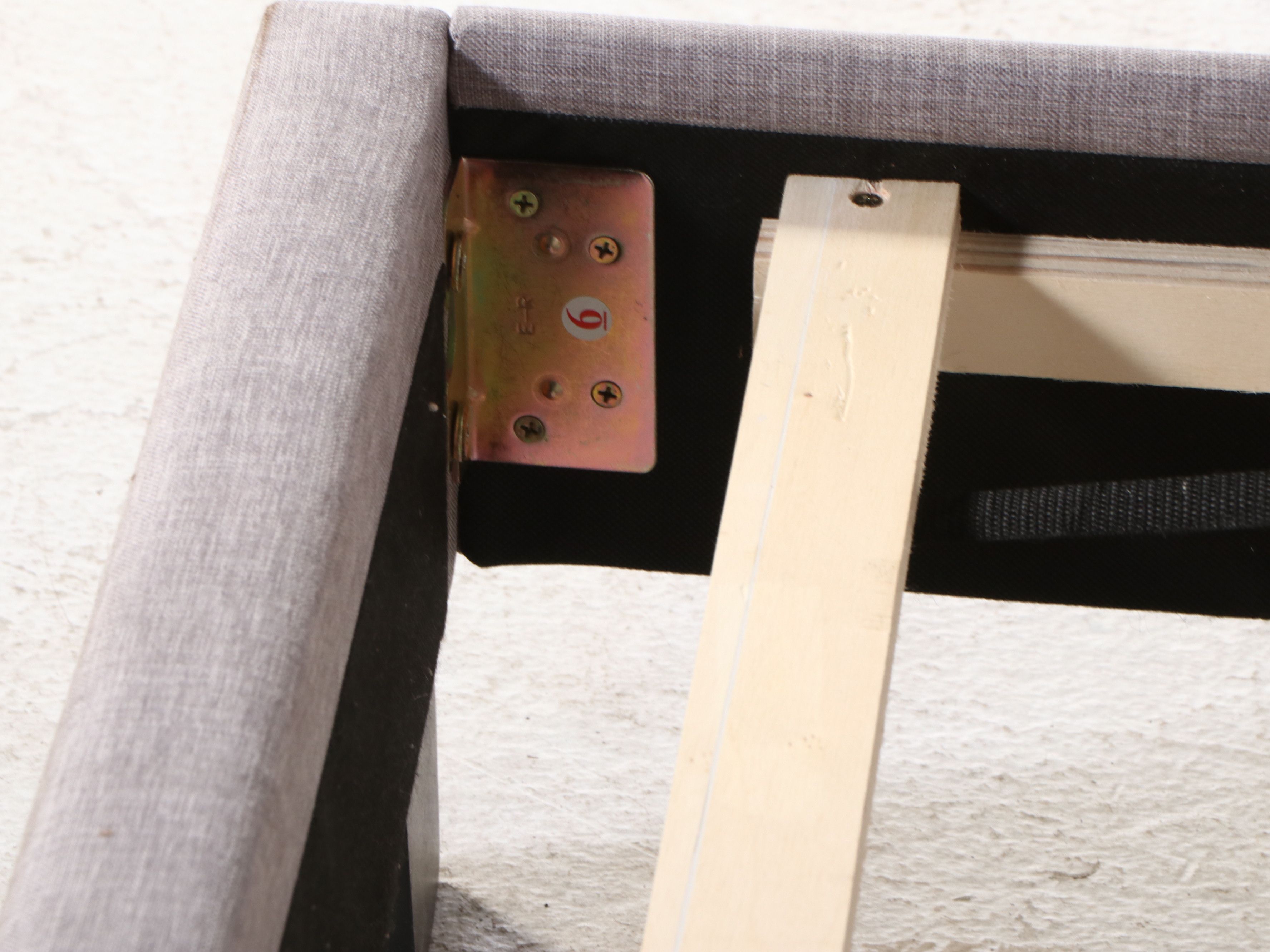 Furinno Contemporary Upholstered Bed Frame