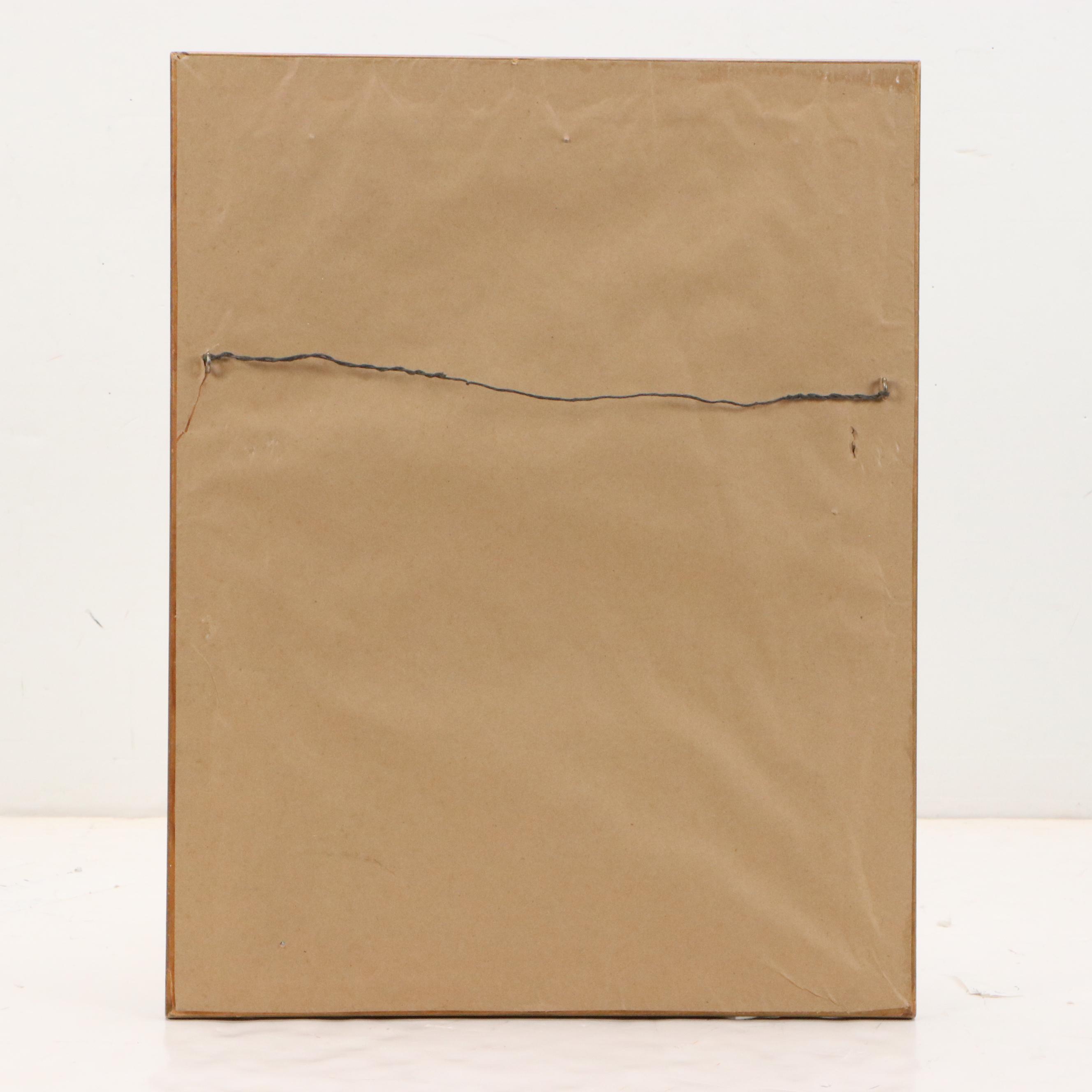 A.D. Harmon Oil Painting of Street Scene in Fes, Morocco