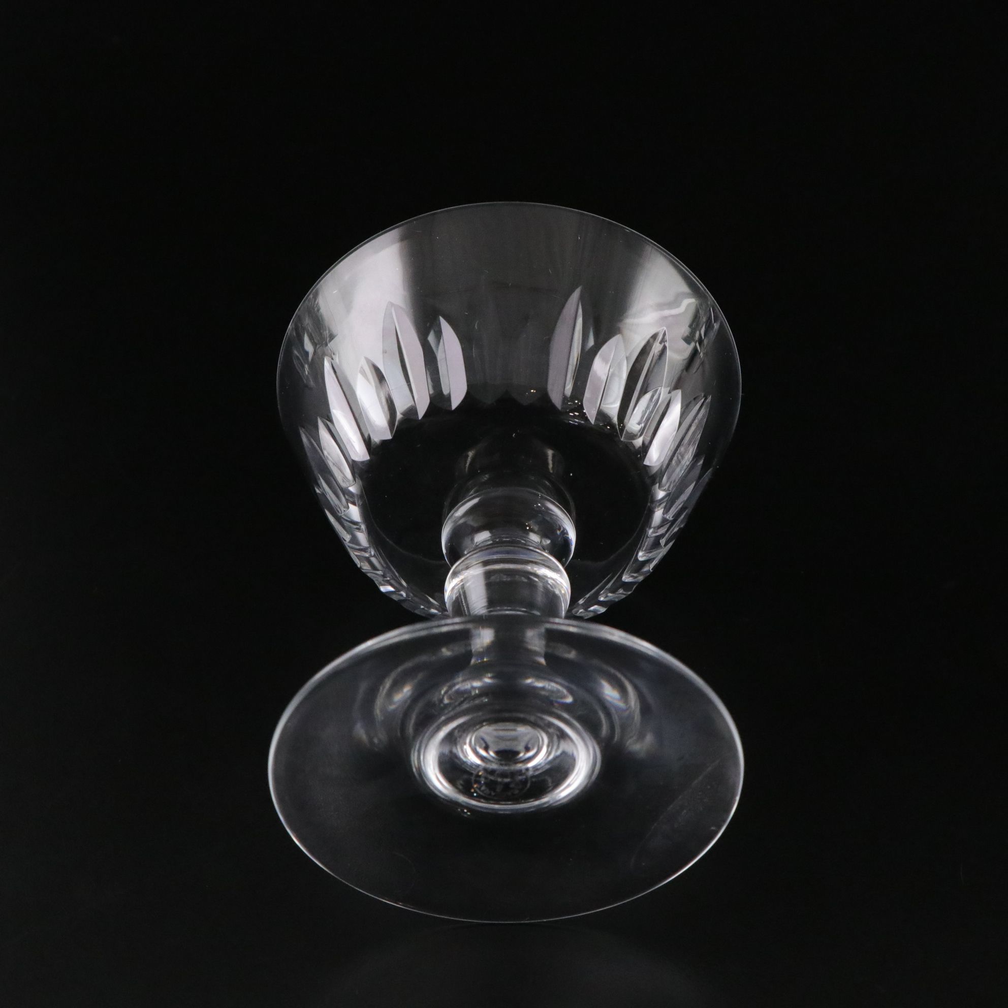 Baccarat "Biarritz" Cut Crystal Champagne Coupes