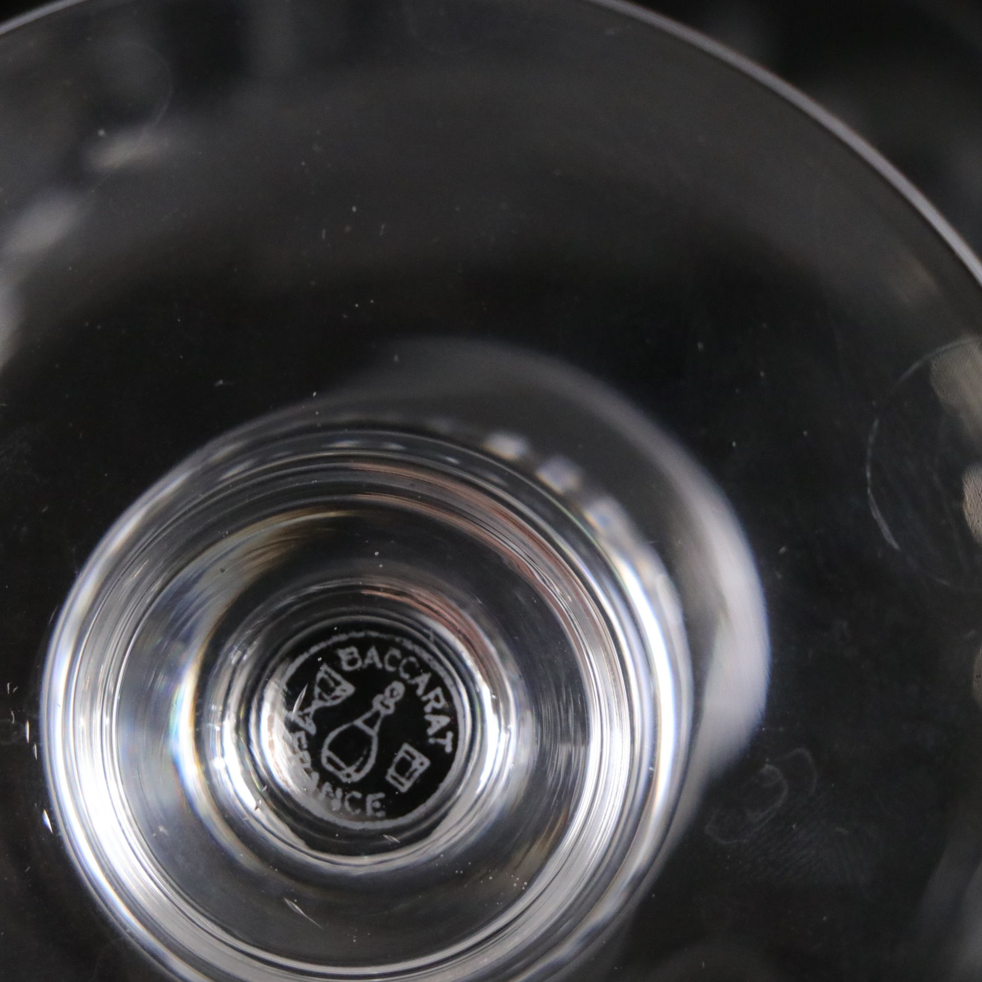 Baccarat "Biarritz" Cut Crystal Champagne Coupes