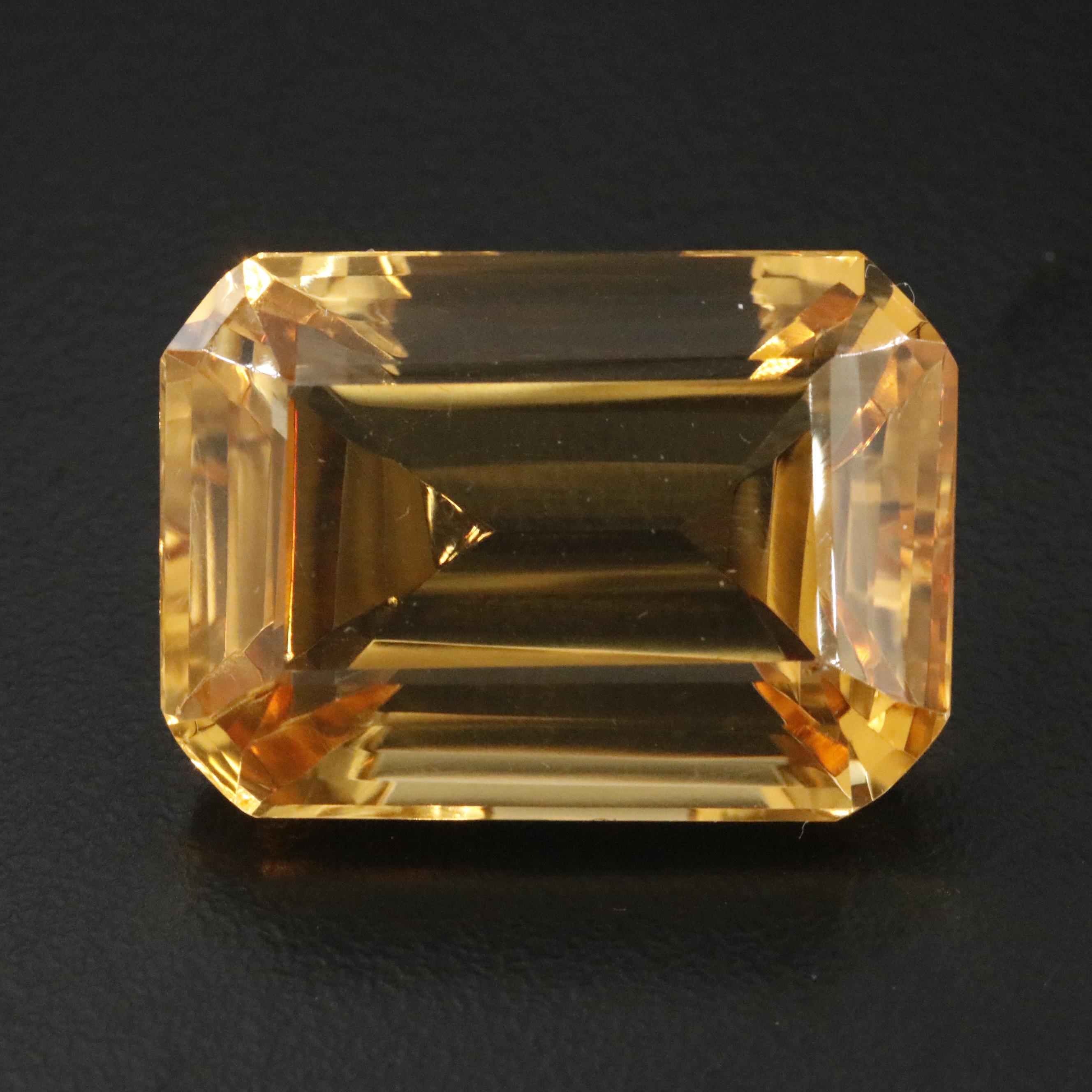Loose 50.78 CT Citrine