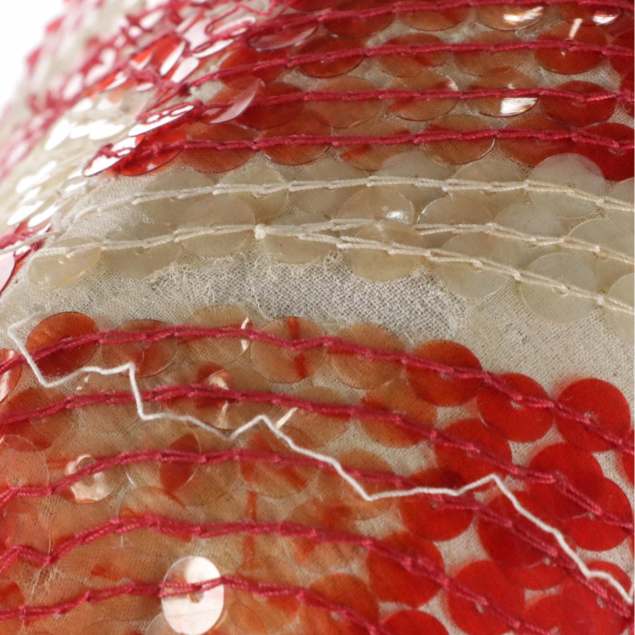 Neiman-Marcus Zebra Stripe Beaded and Sequined Silk Cocktail Dress