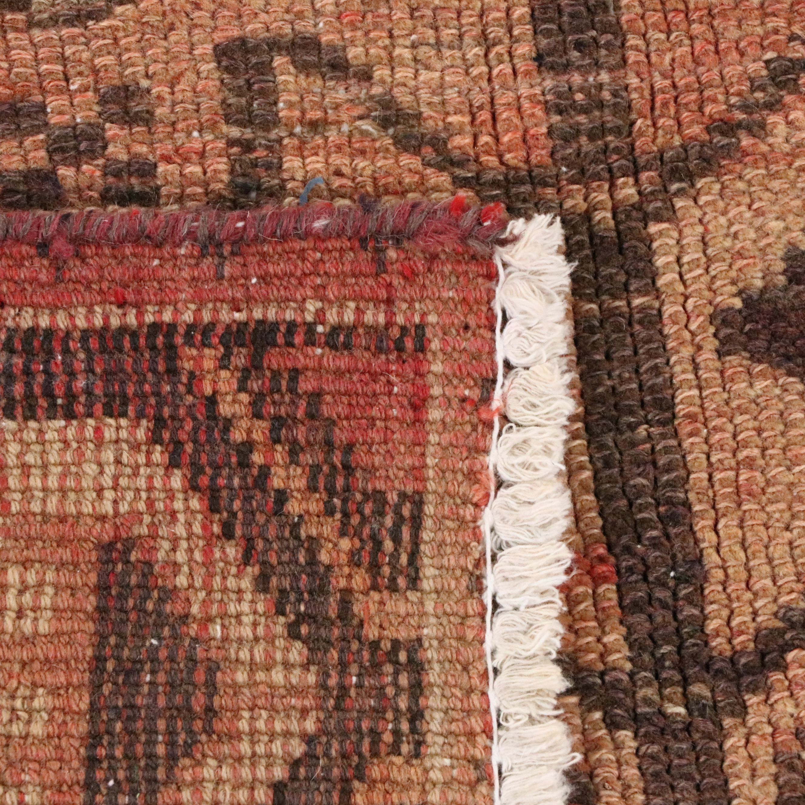 4'9 x 7'6 Hand-Knotted Persian Kurdish Area Rug