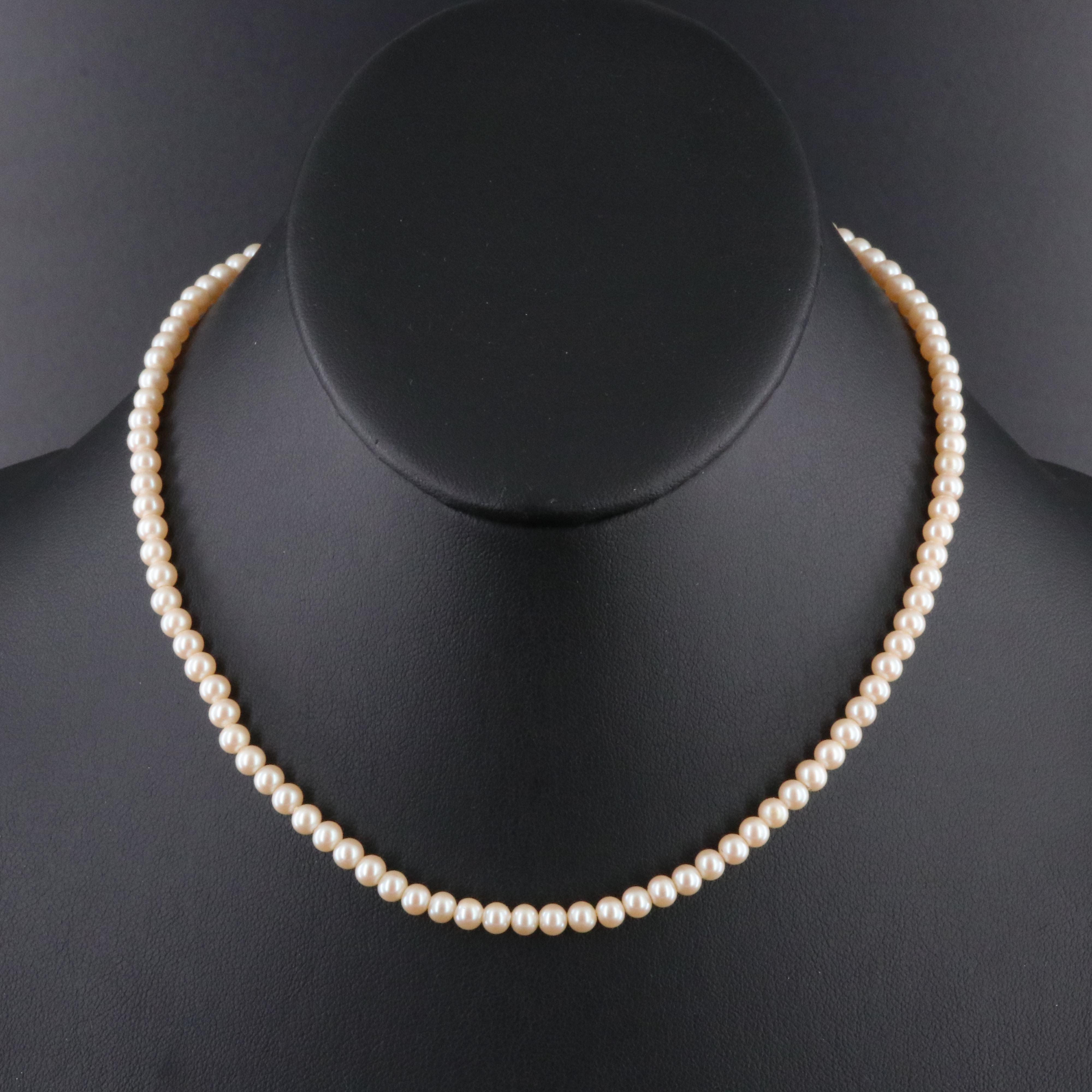 Faux Pearl Necklace
