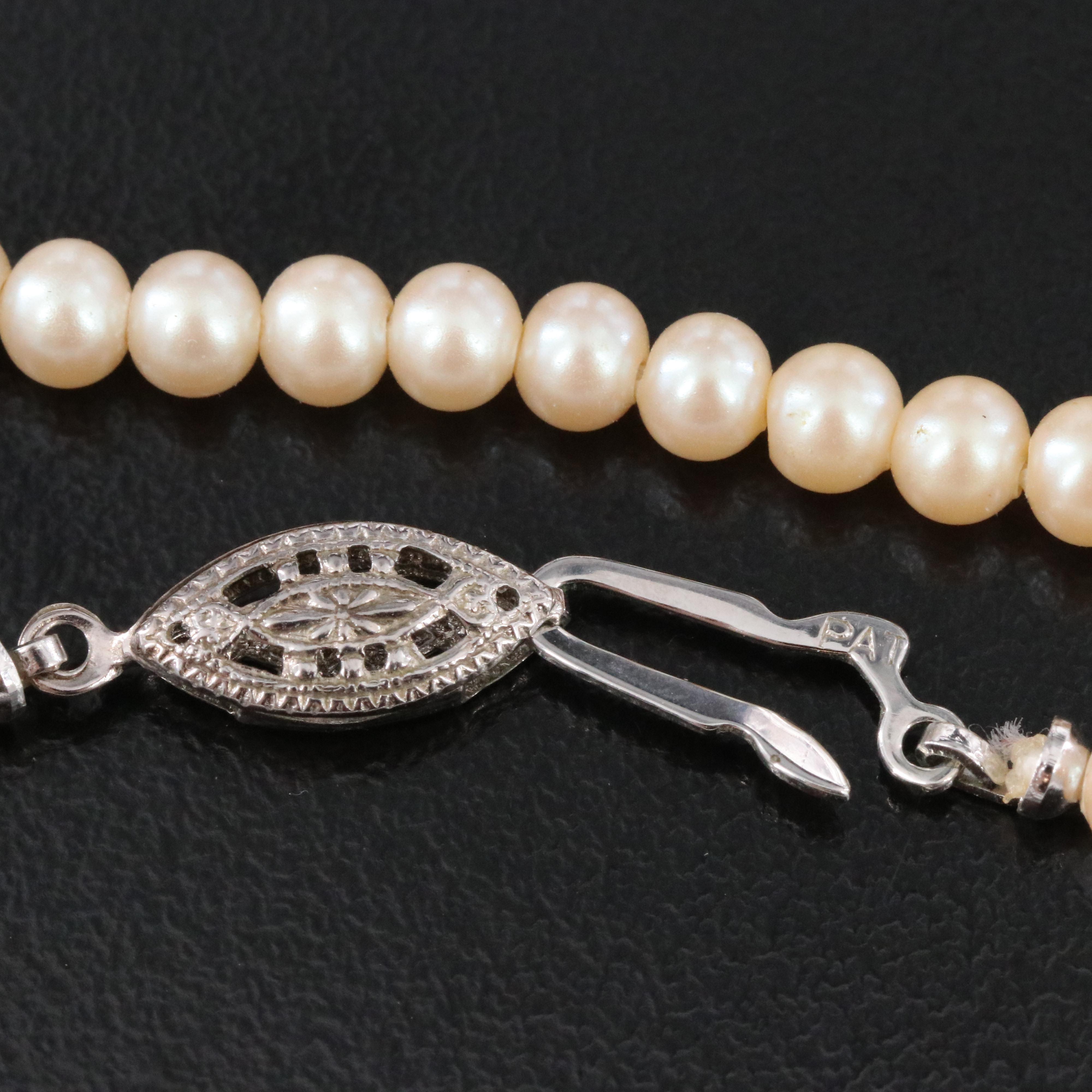 Faux Pearl Necklace