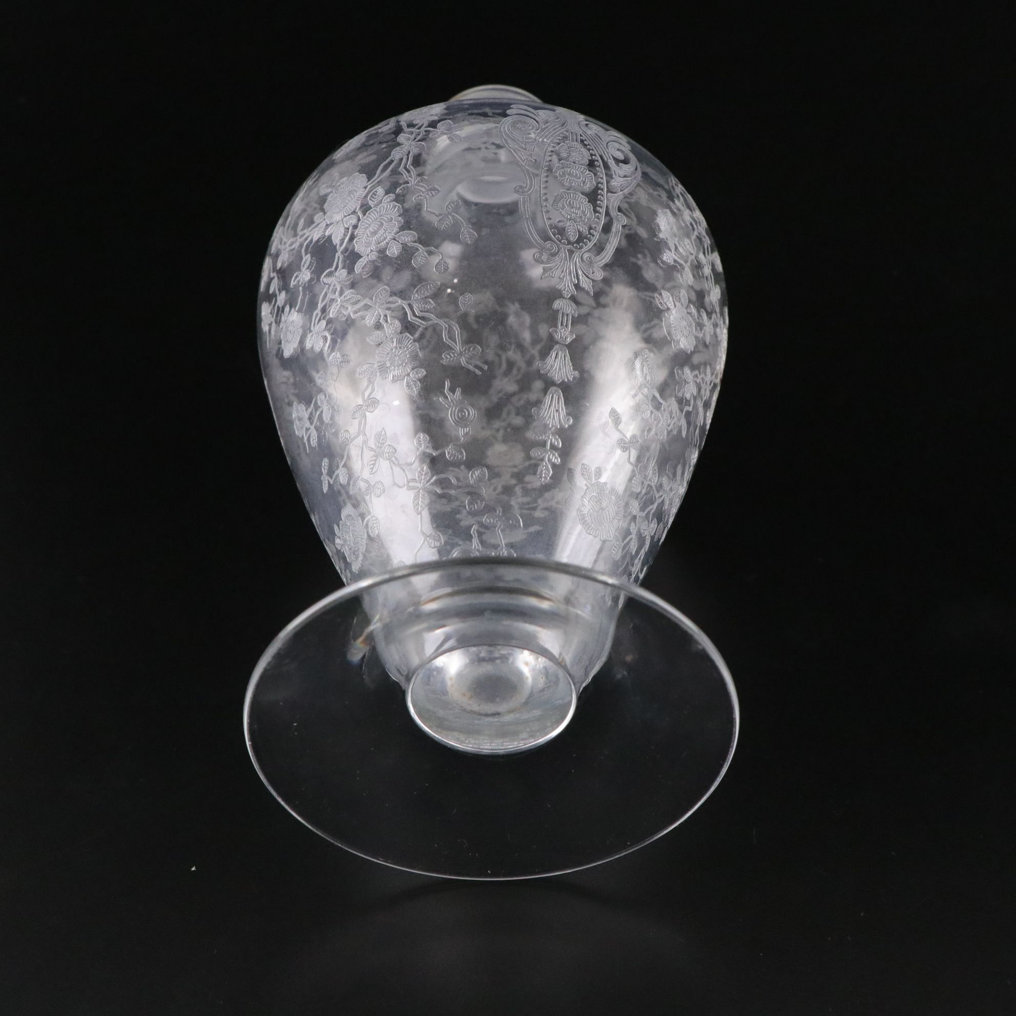 Cambridge "Rosepoint" Glass Decanter