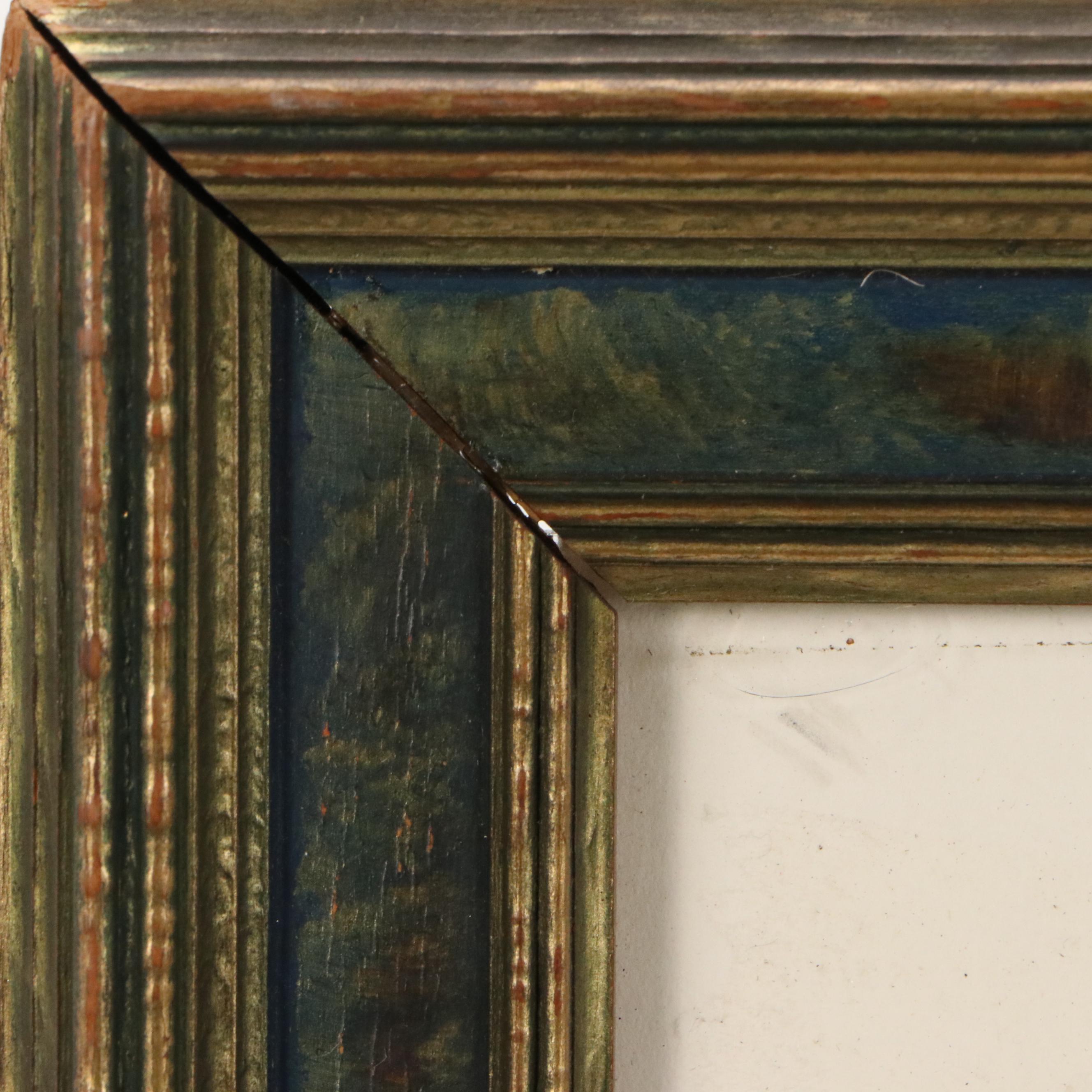 Earl Kerkam Lithograph of Stylized Nude Figure, Early to Mid-20th Century