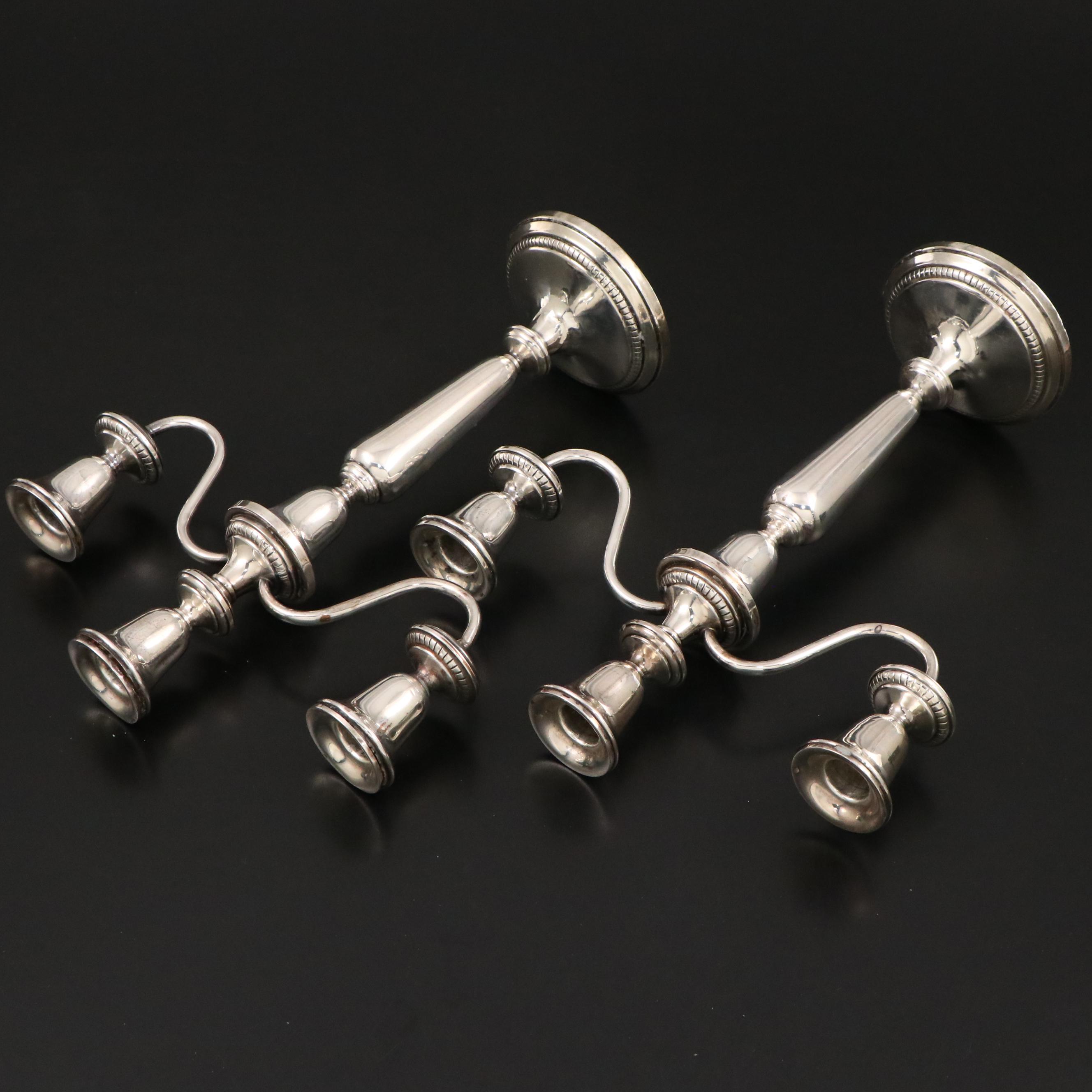 Revere Silversmiths Weighted Sterling Silver Candelabra