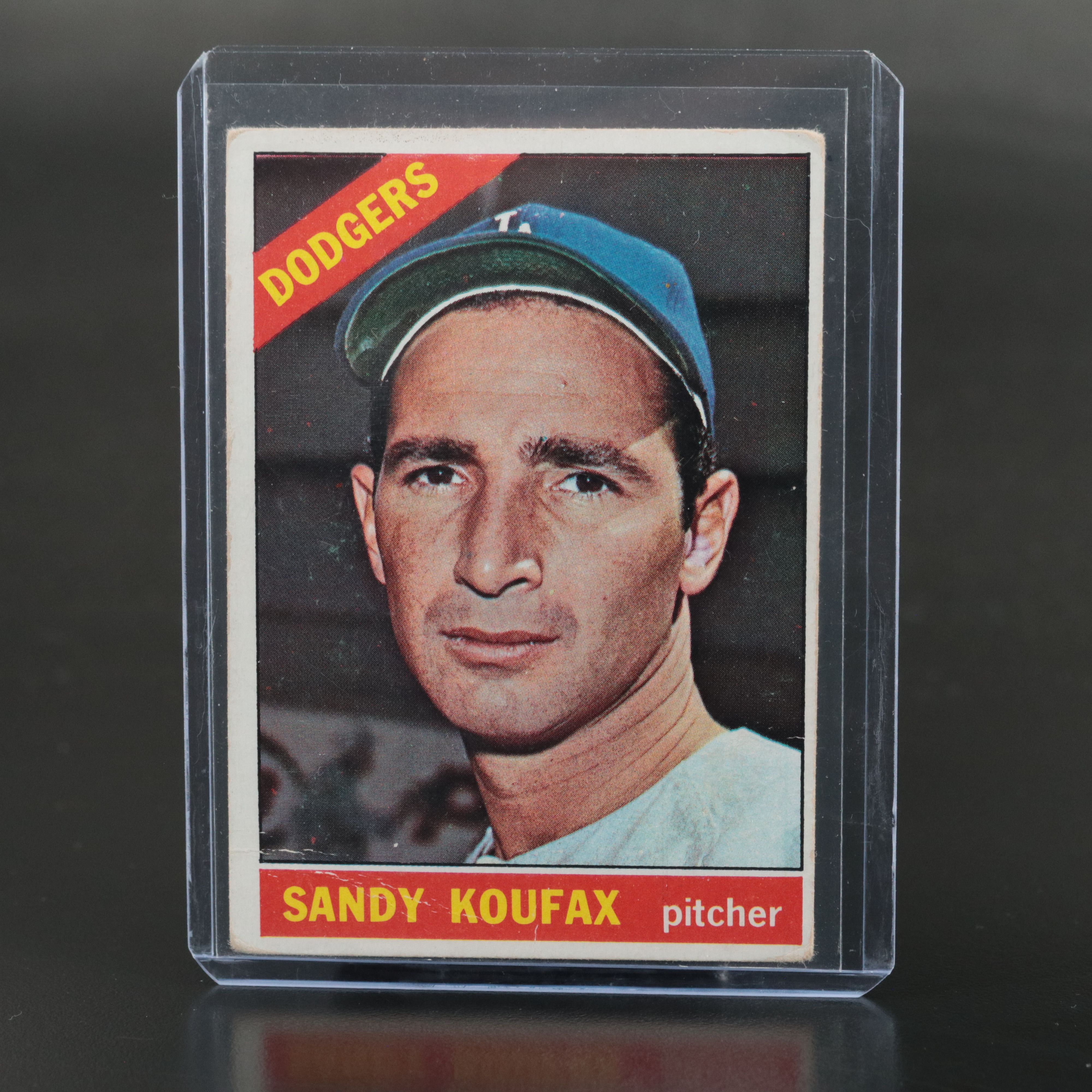 1966 Topps Sandy Koufax Los Angeles Dodgers Baseball Card