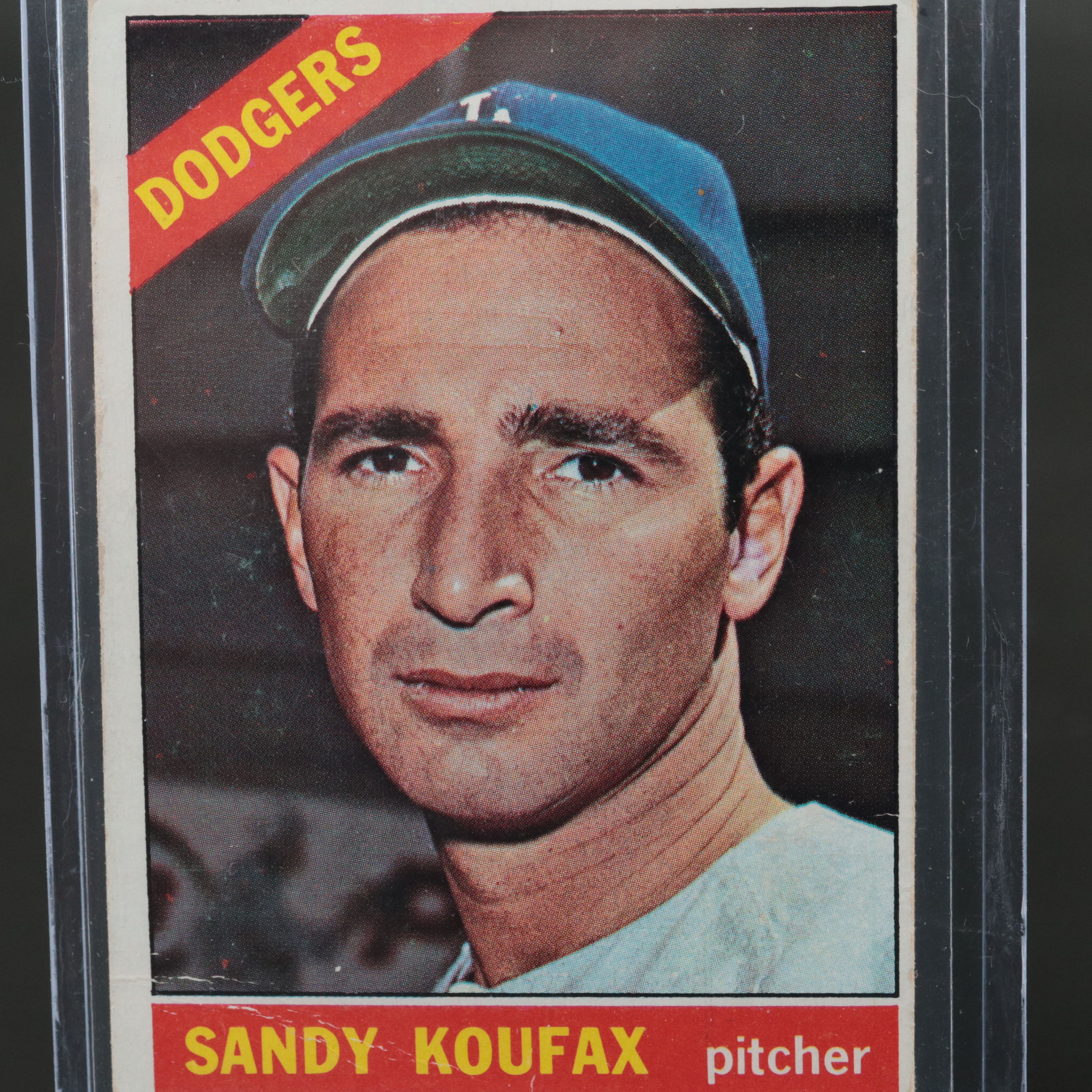 1966 Topps Sandy Koufax Los Angeles Dodgers Baseball Card