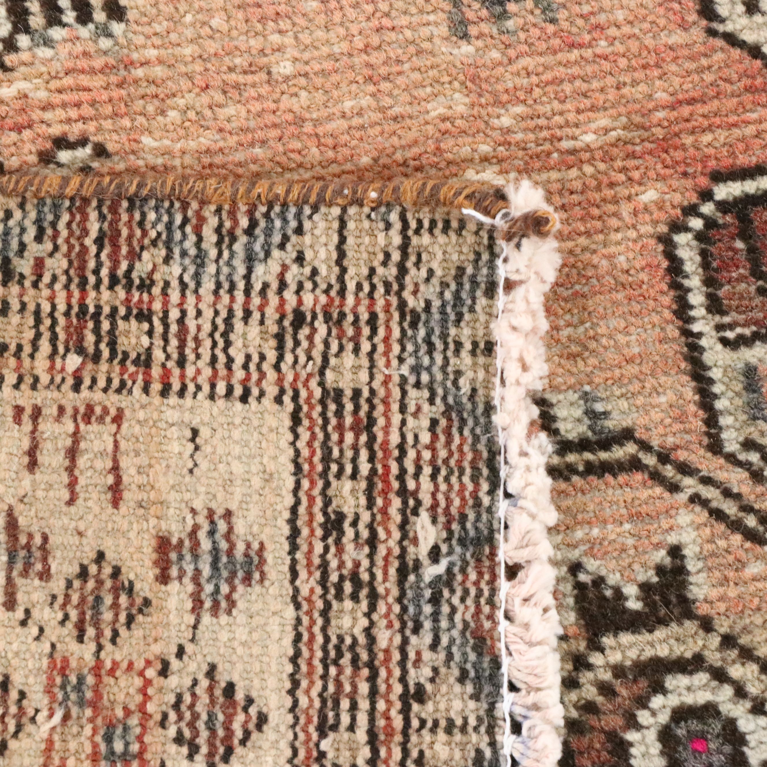 4'1 x 7' Hand-Knotted Afghan Baluch Area Rug