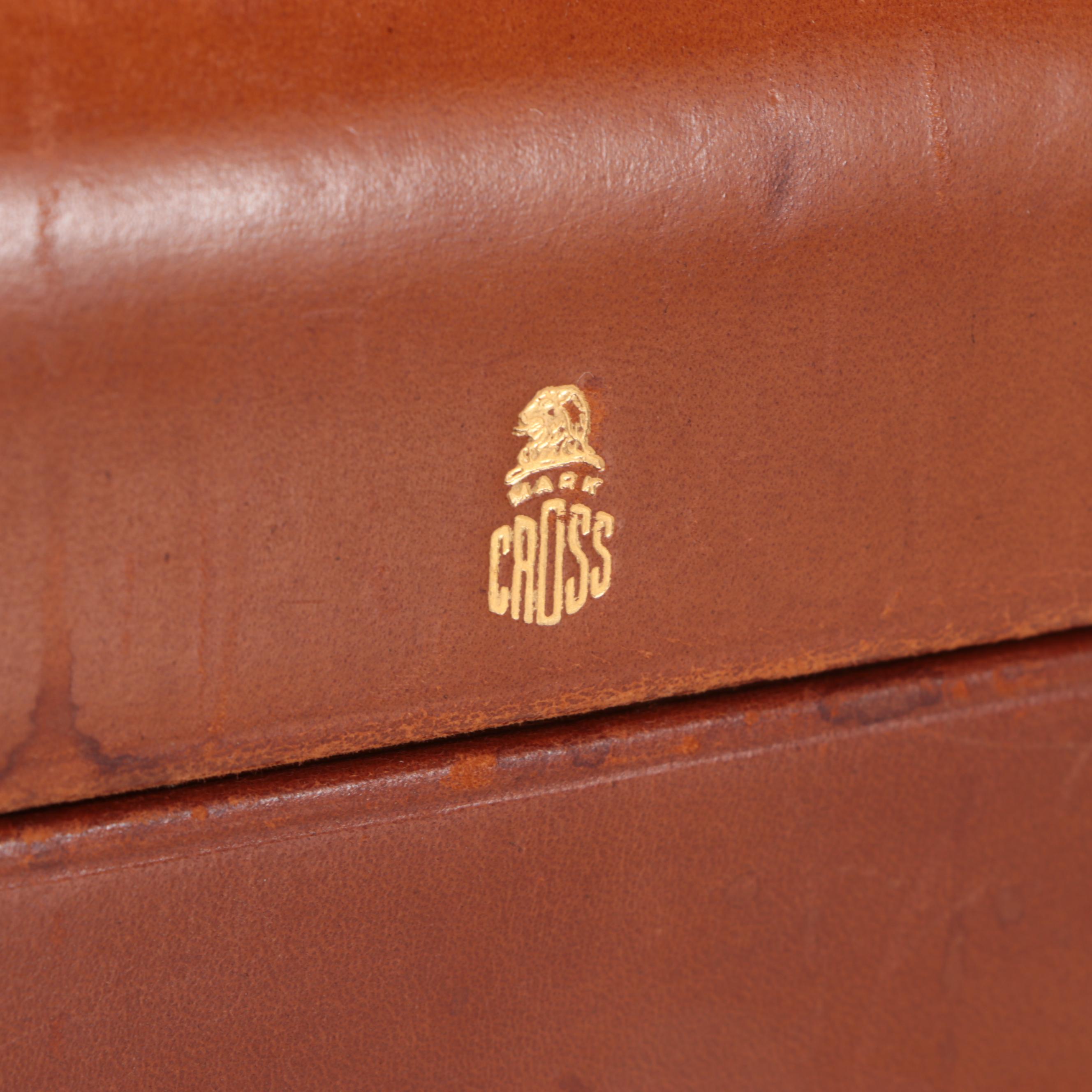 Samsonite and Mark Cross Hard Shell Train Cases and Suitcase