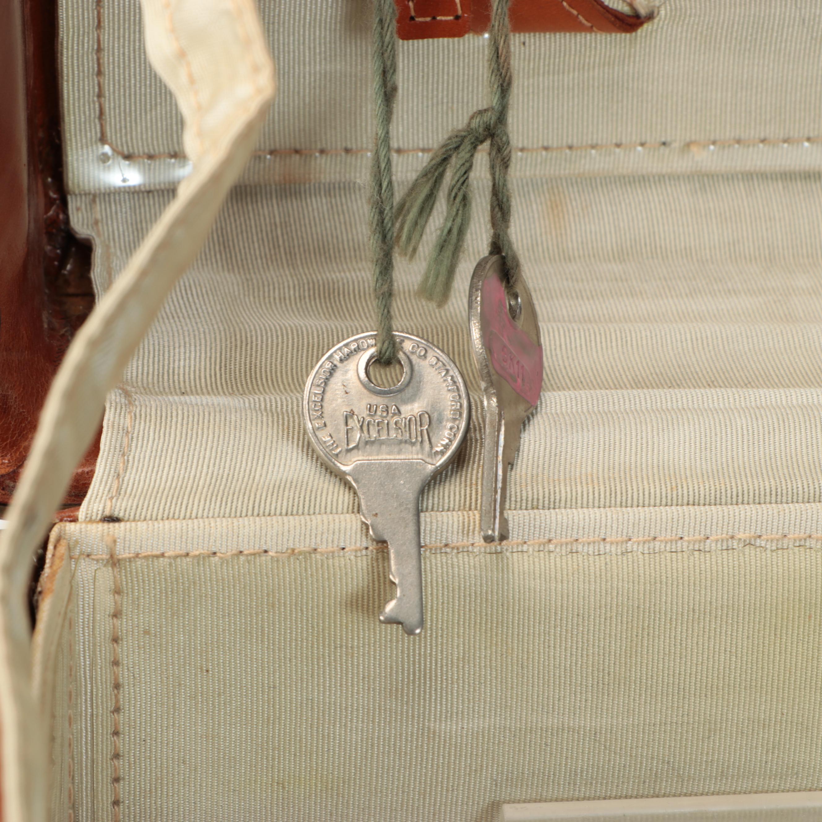 Samsonite and Mark Cross Hard Shell Train Cases and Suitcase