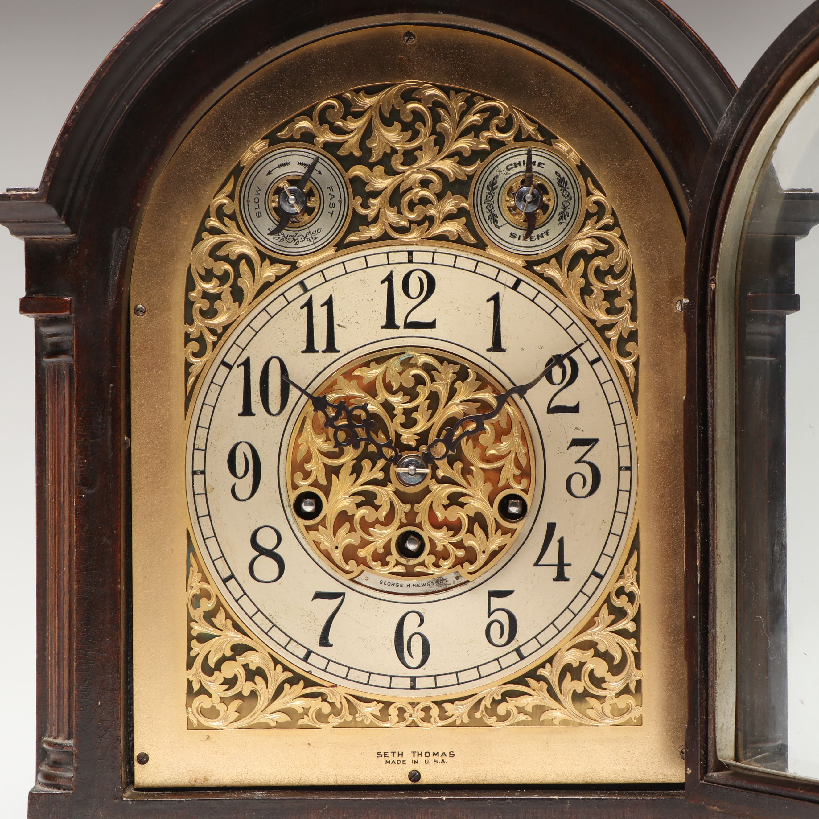 Seth Thomas Dome Wooden Mantel Clock