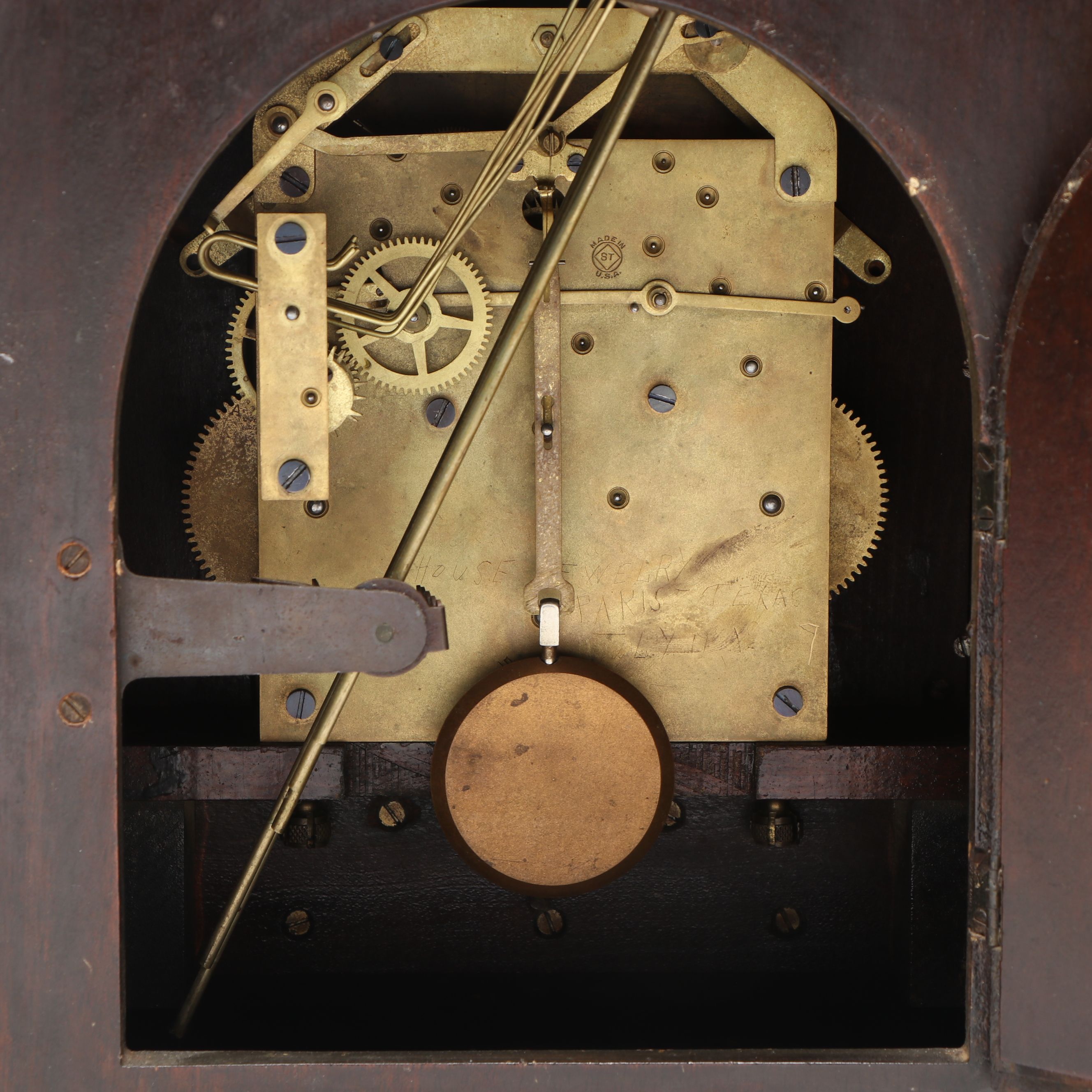 Seth Thomas Dome Wooden Mantel Clock