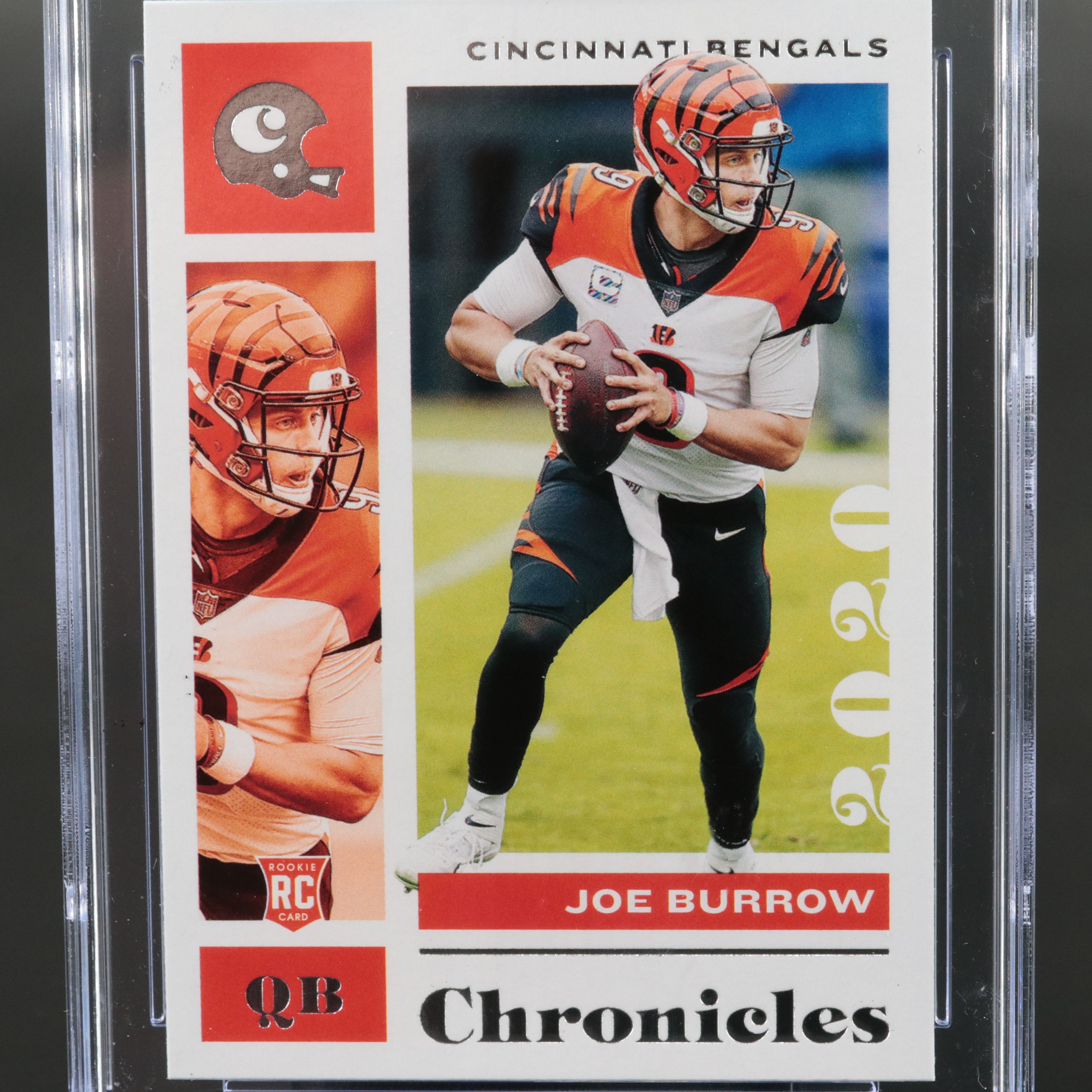 2020 Chronicles Joe Burrow Cincinnati Bengals Rookie Card Graded CGC 10