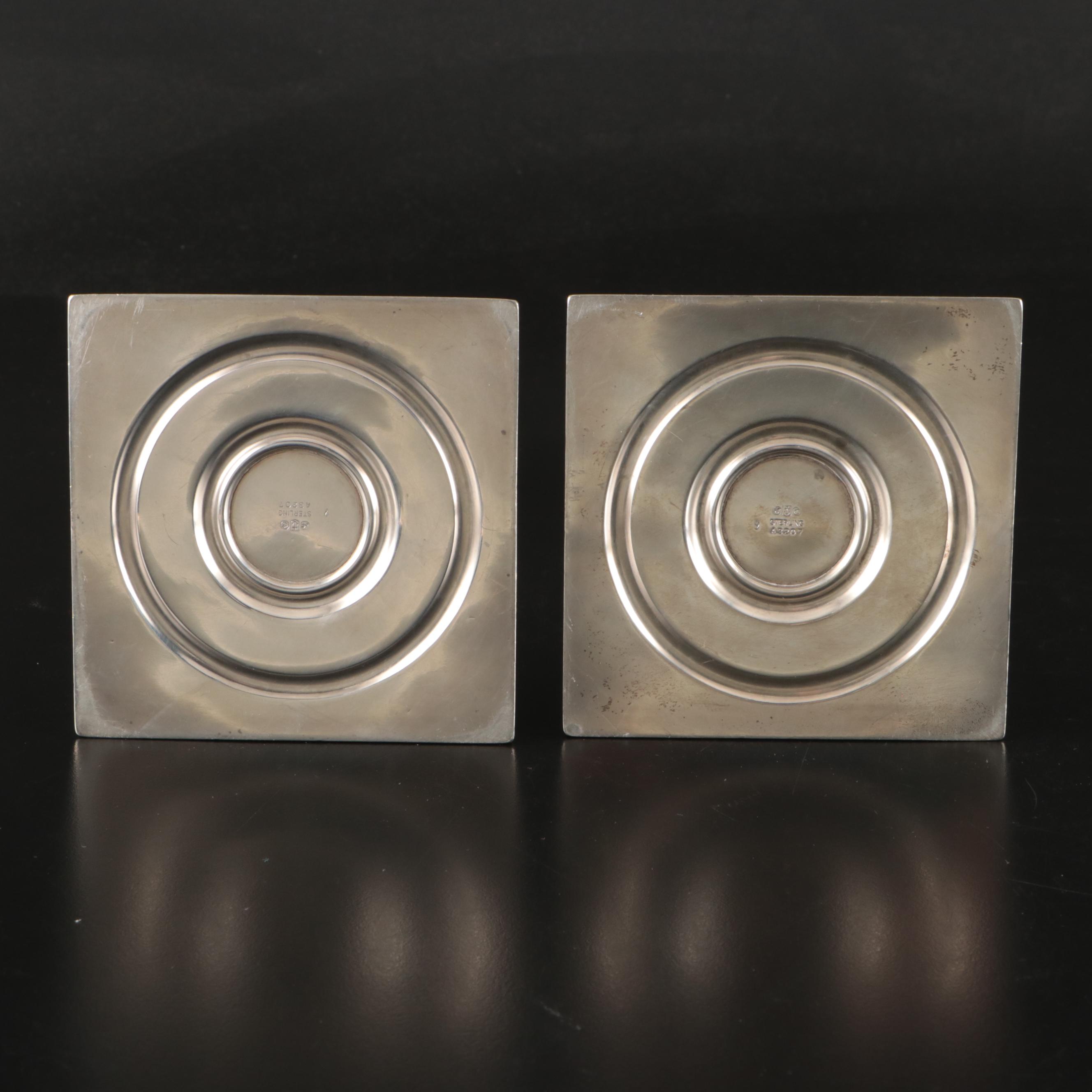 Gorham Sterling Neoclassical Corinthian Column Candlesticks, Early 20th Century