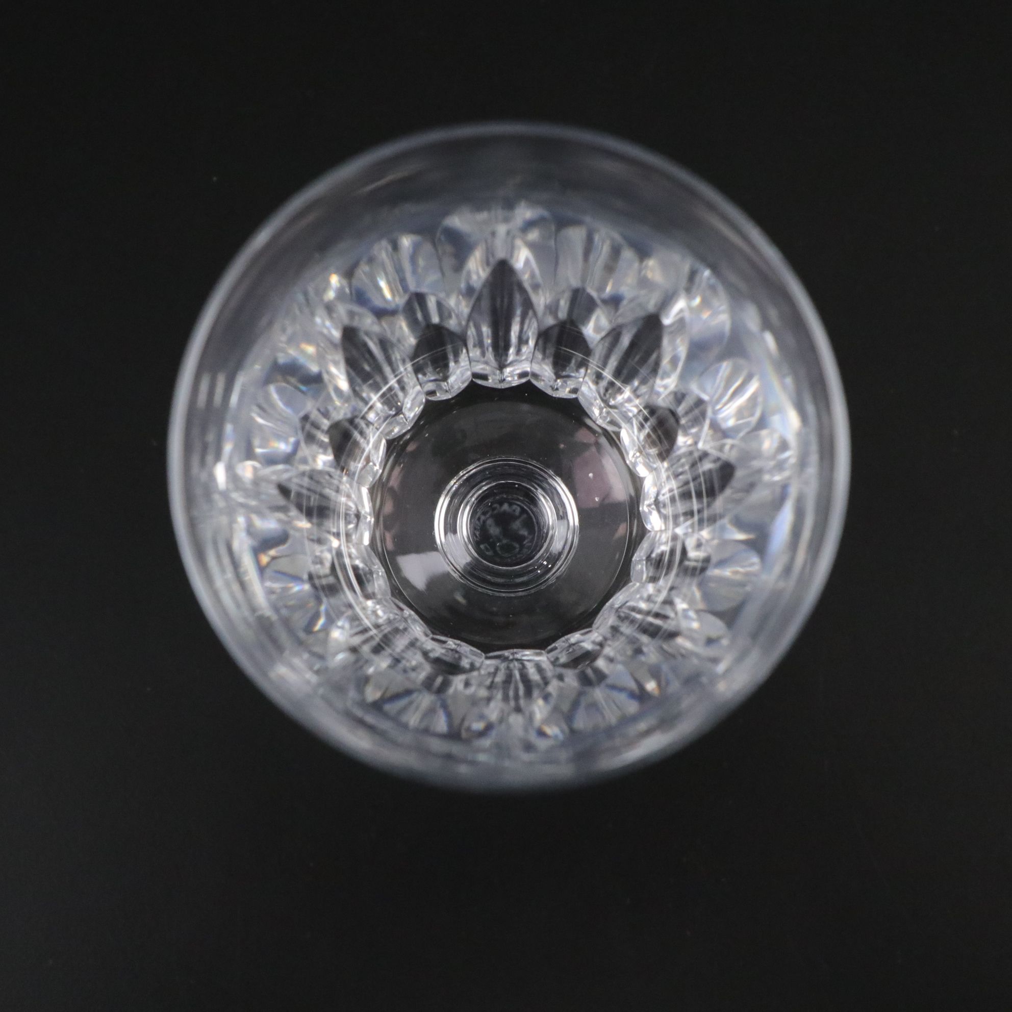 Baccarat "Biarritz" Cut Crystal Claret Wine Glasses