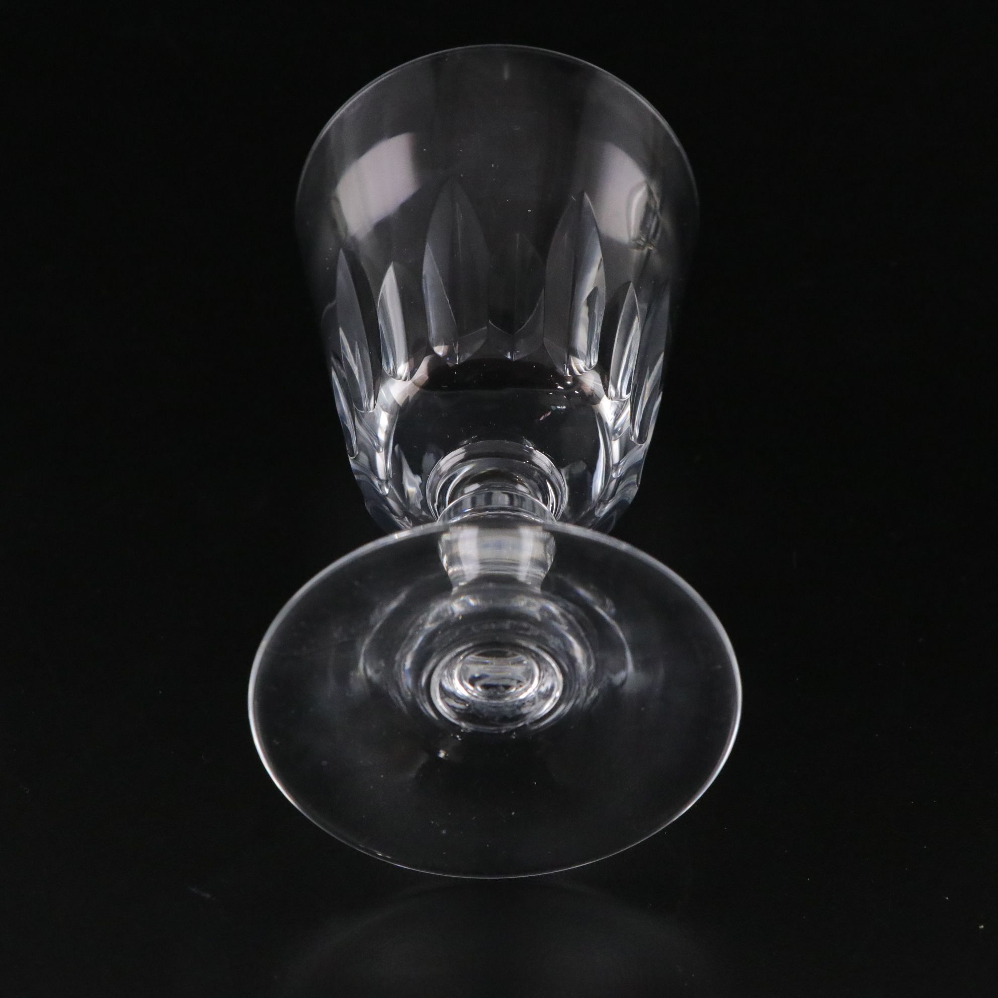 Baccarat "Biarritz" Cut Crystal Claret Wine Glasses