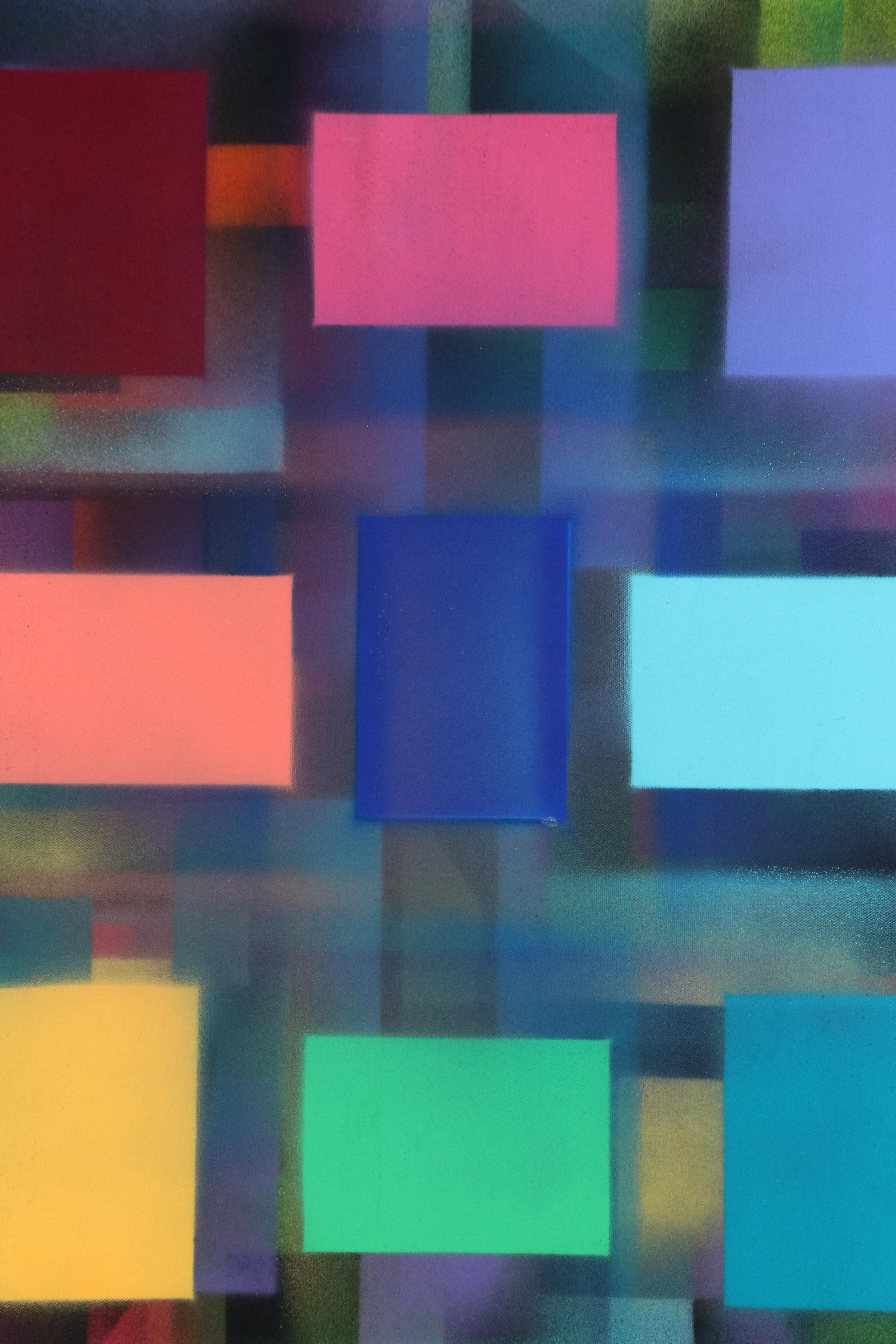 Jason Michael Durham Mixed Media Painting "The Space Between," 2025