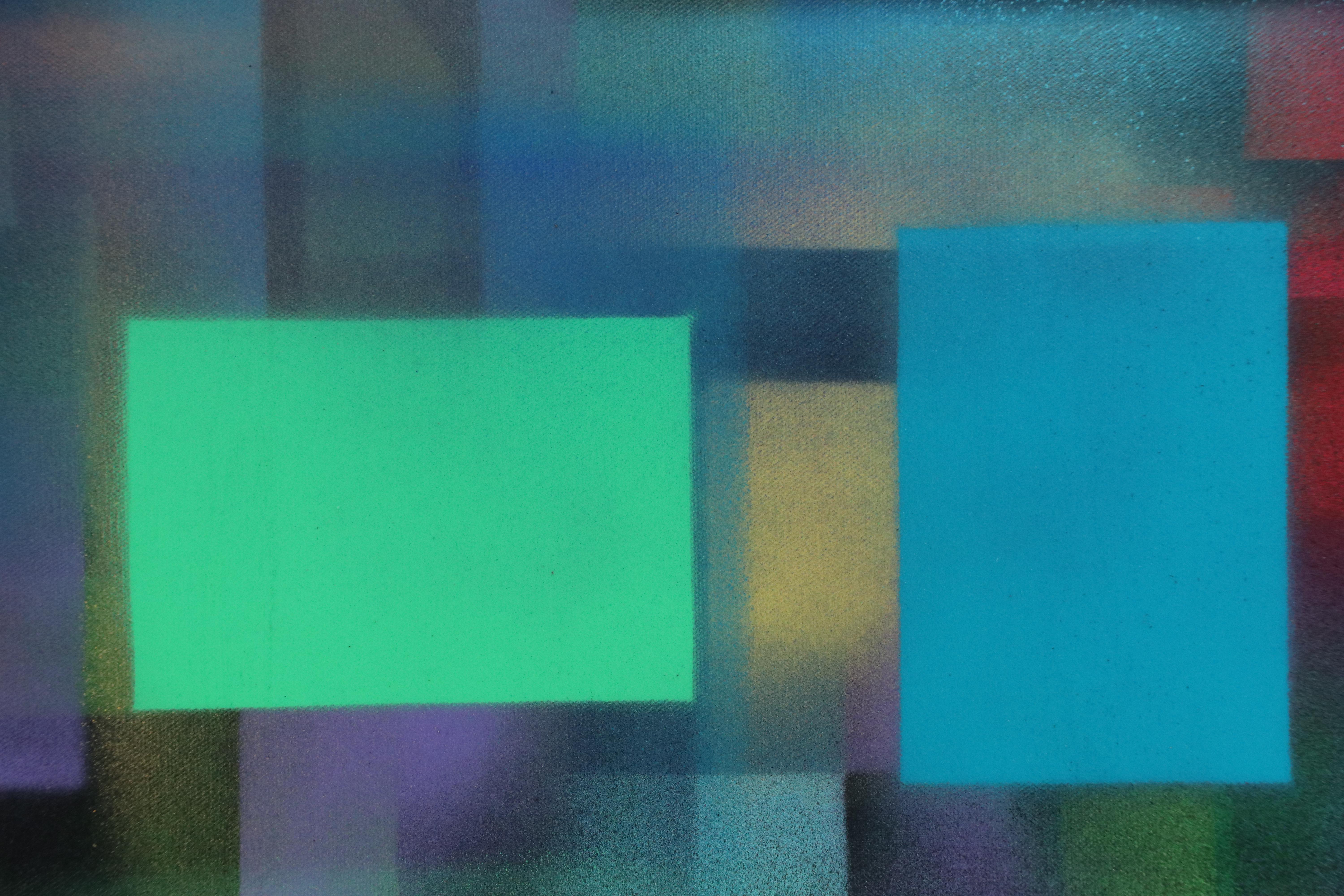 Jason Michael Durham Mixed Media Painting "The Space Between," 2025