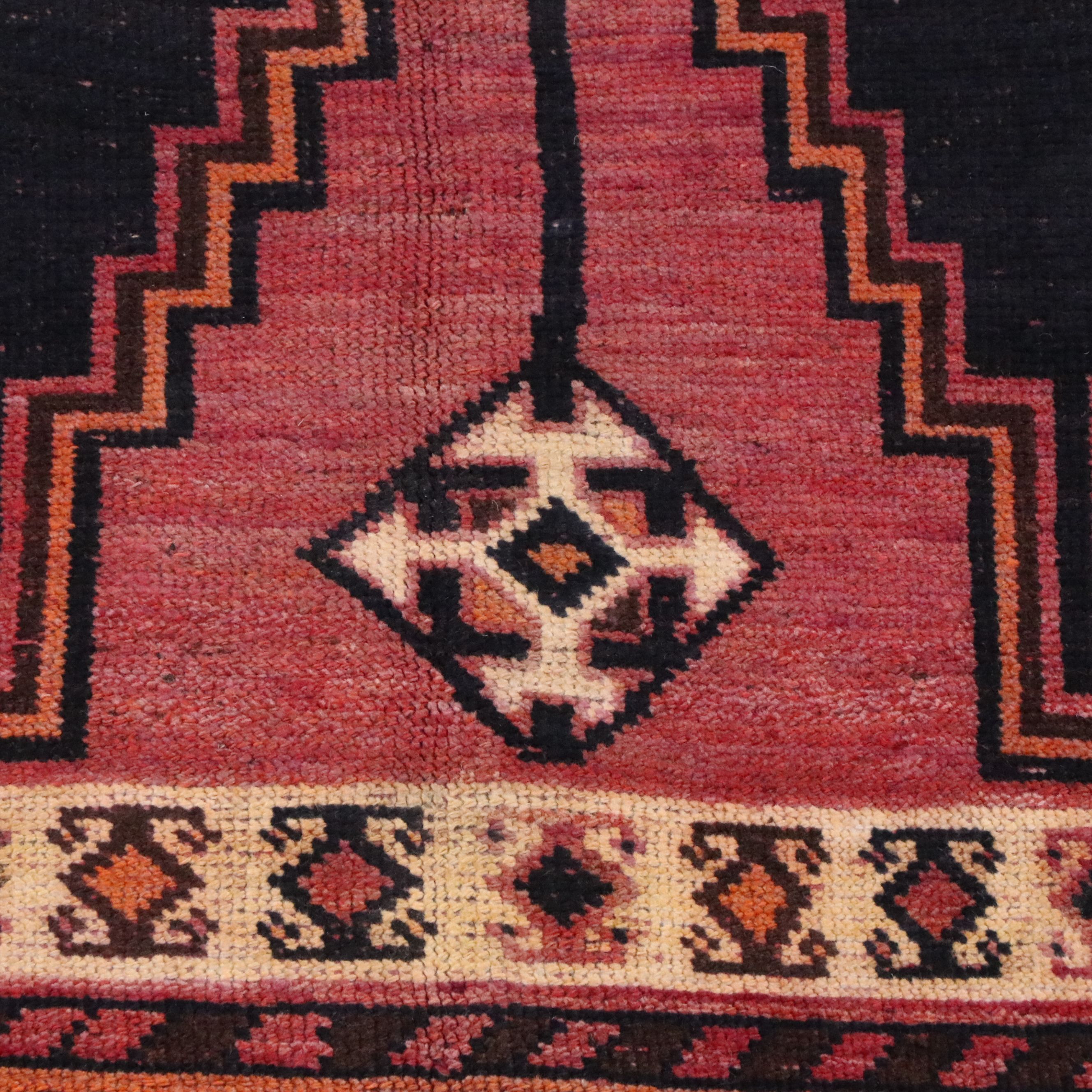4'11 x 10'8 Hand-Knotted Persian Kurdish Area Rug