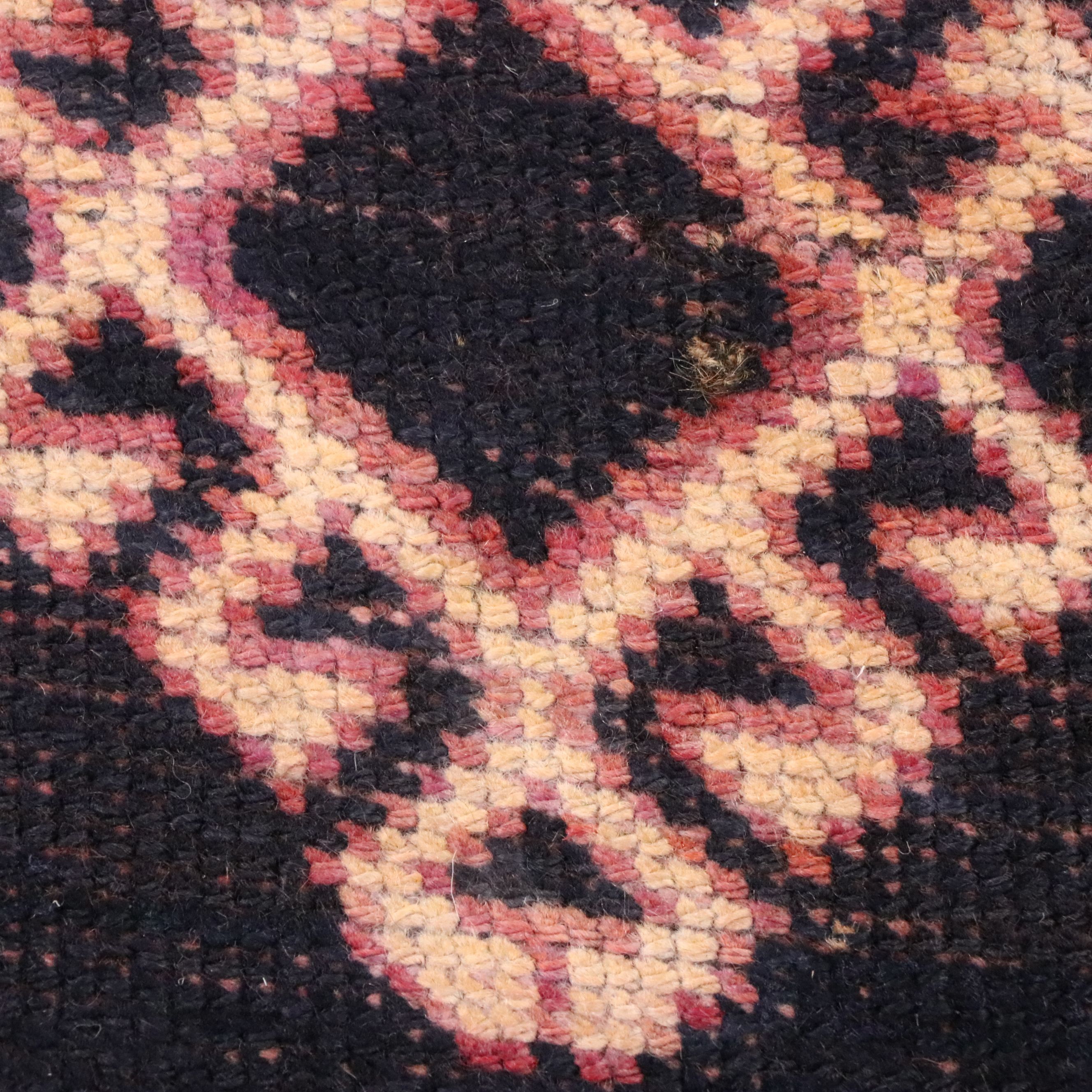 4'11 x 10'8 Hand-Knotted Persian Kurdish Area Rug