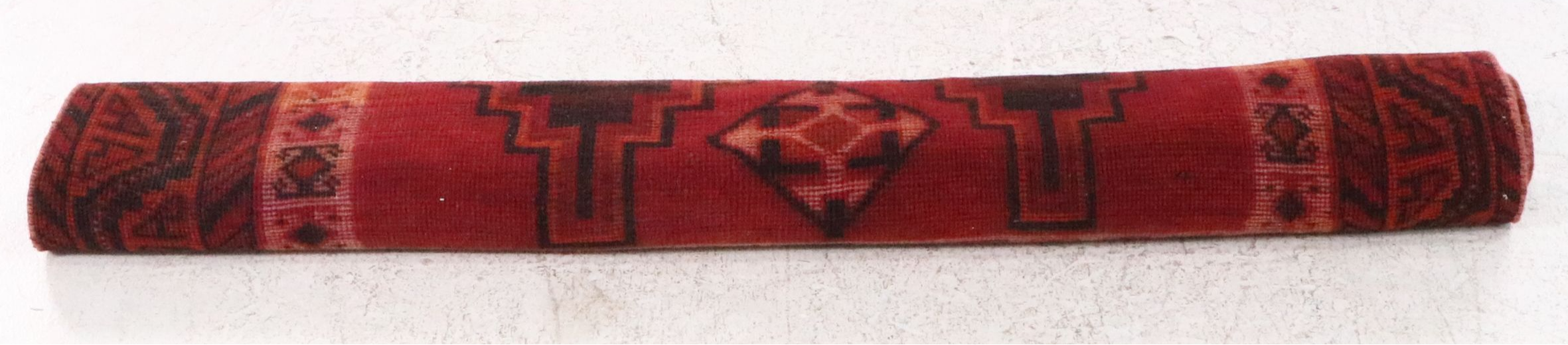 4'11 x 10'8 Hand-Knotted Persian Kurdish Area Rug