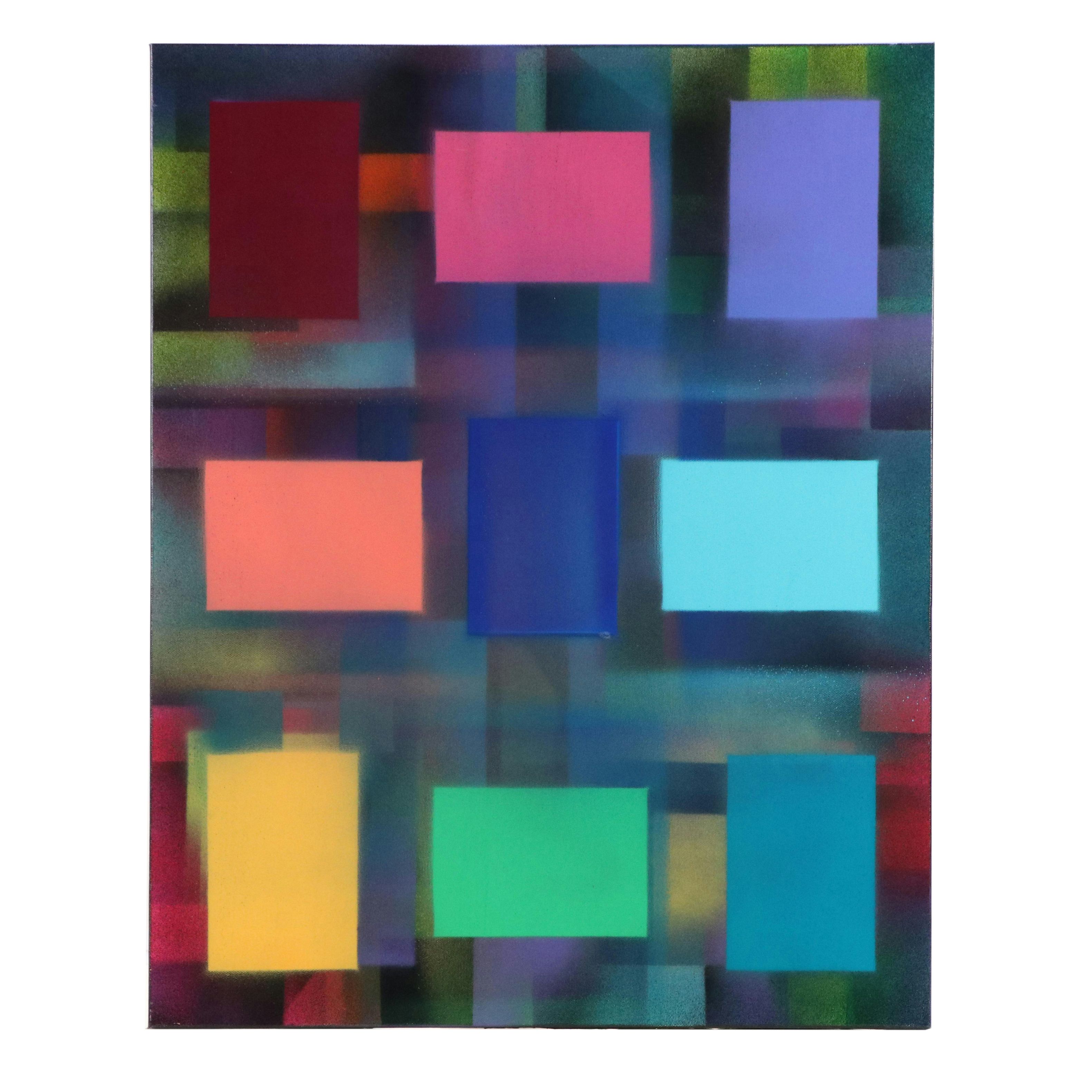 Jason Michael Durham Mixed Media Painting "The Space Between," 2025