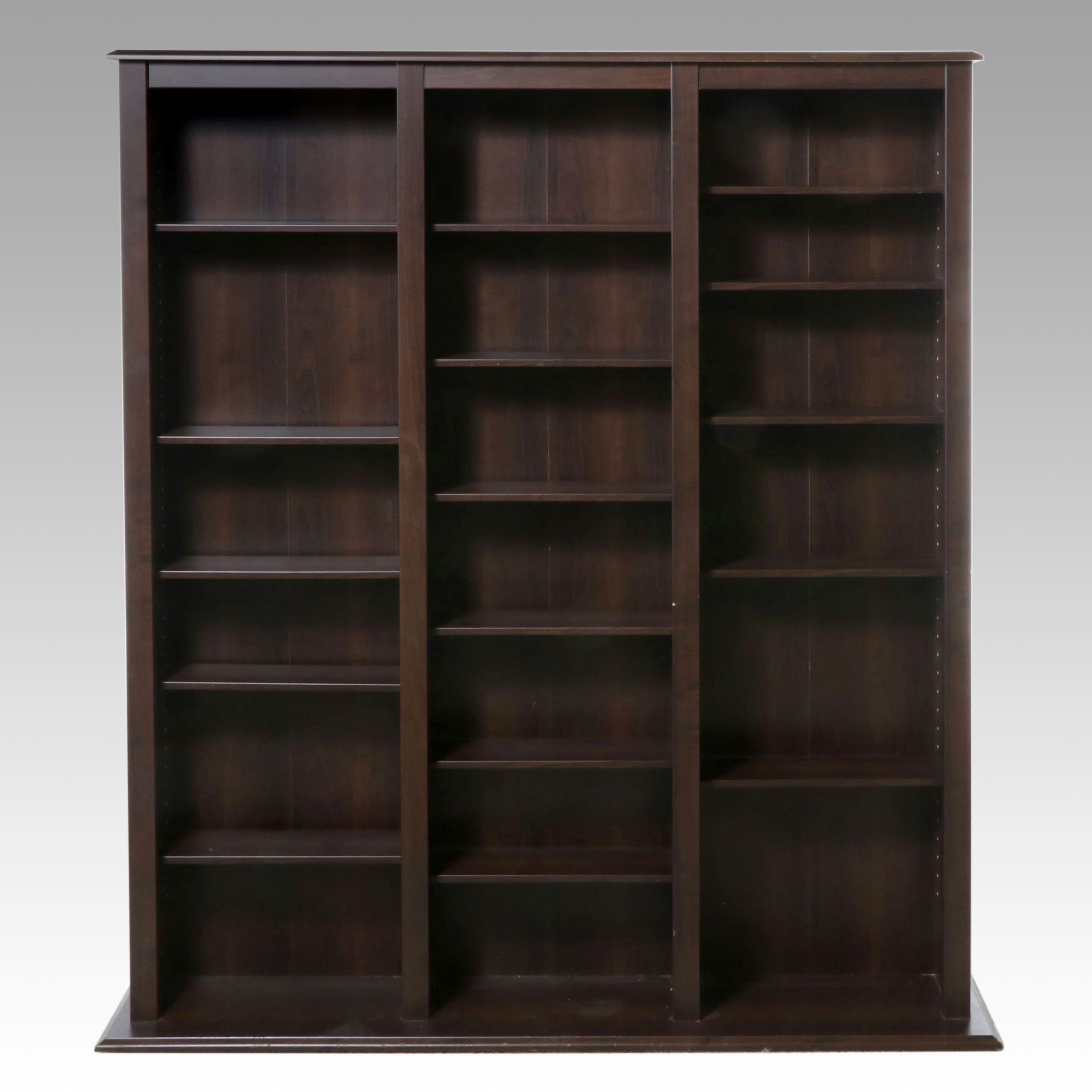 Traditional Style Mahogany Finish Bookcase