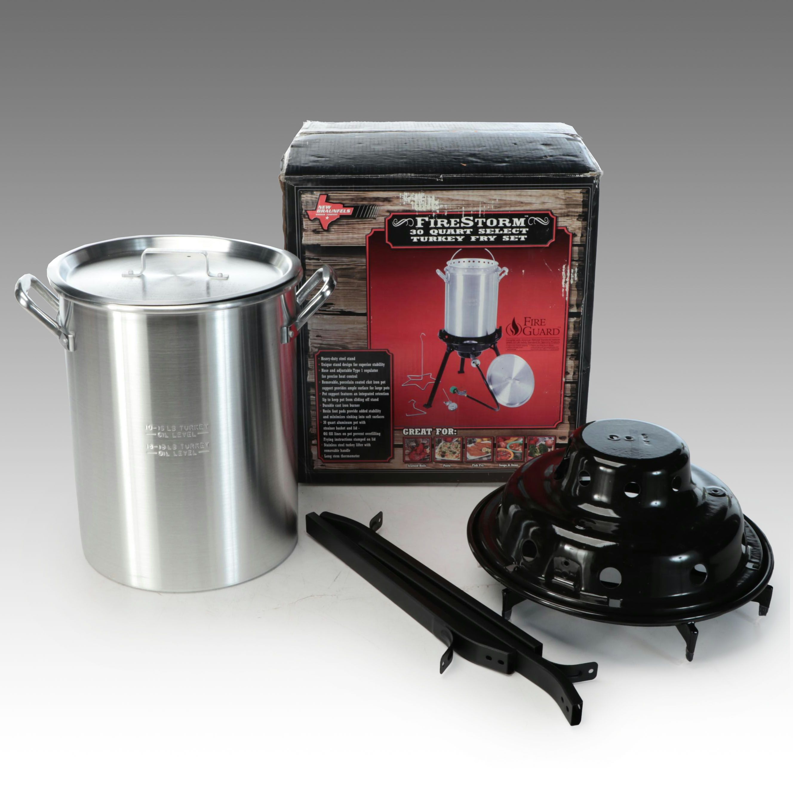 New Braunfels "FireStorm" 30 Quart Select Turkey Fry Set