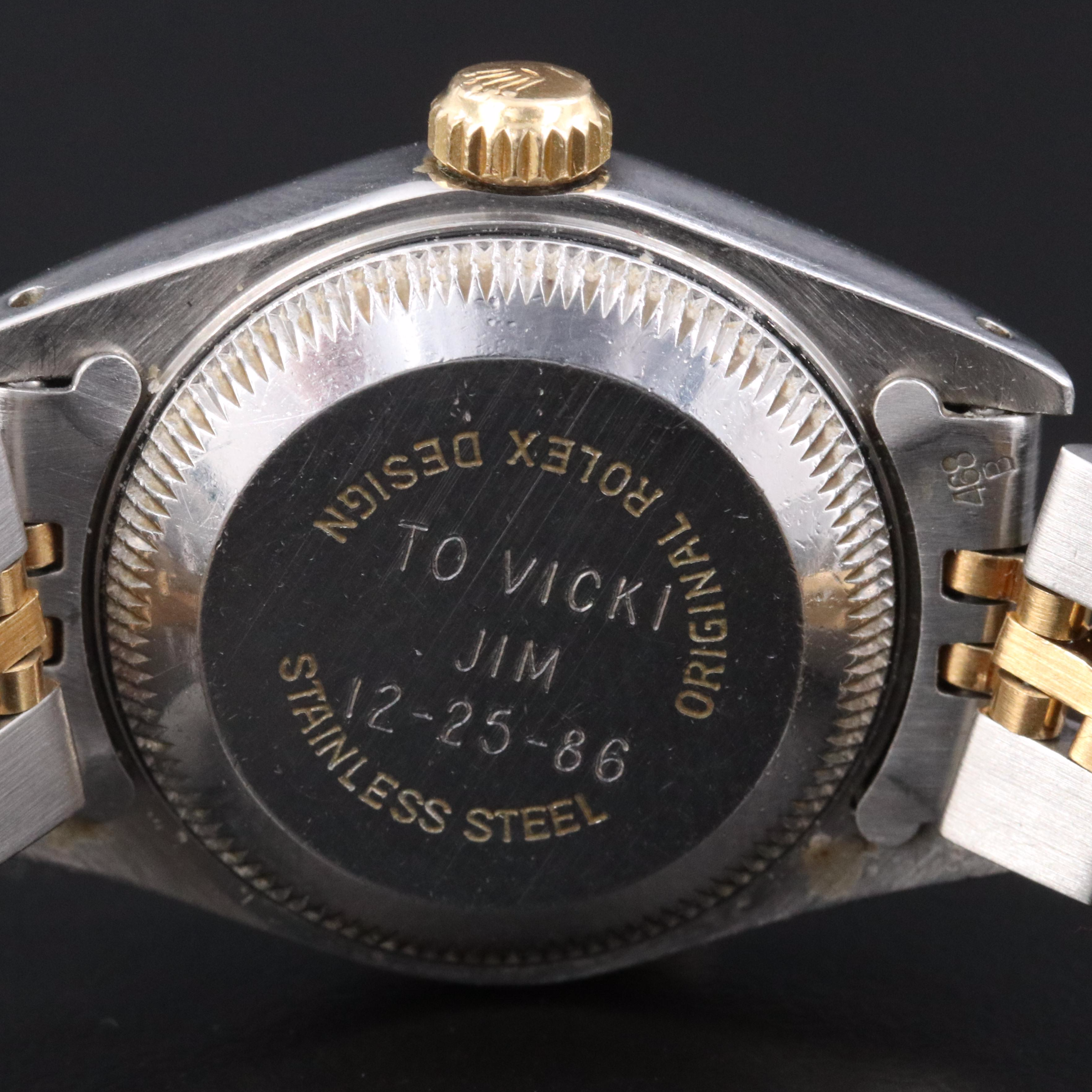 1986 Rolex Oyster Perpetual Datejust Watch