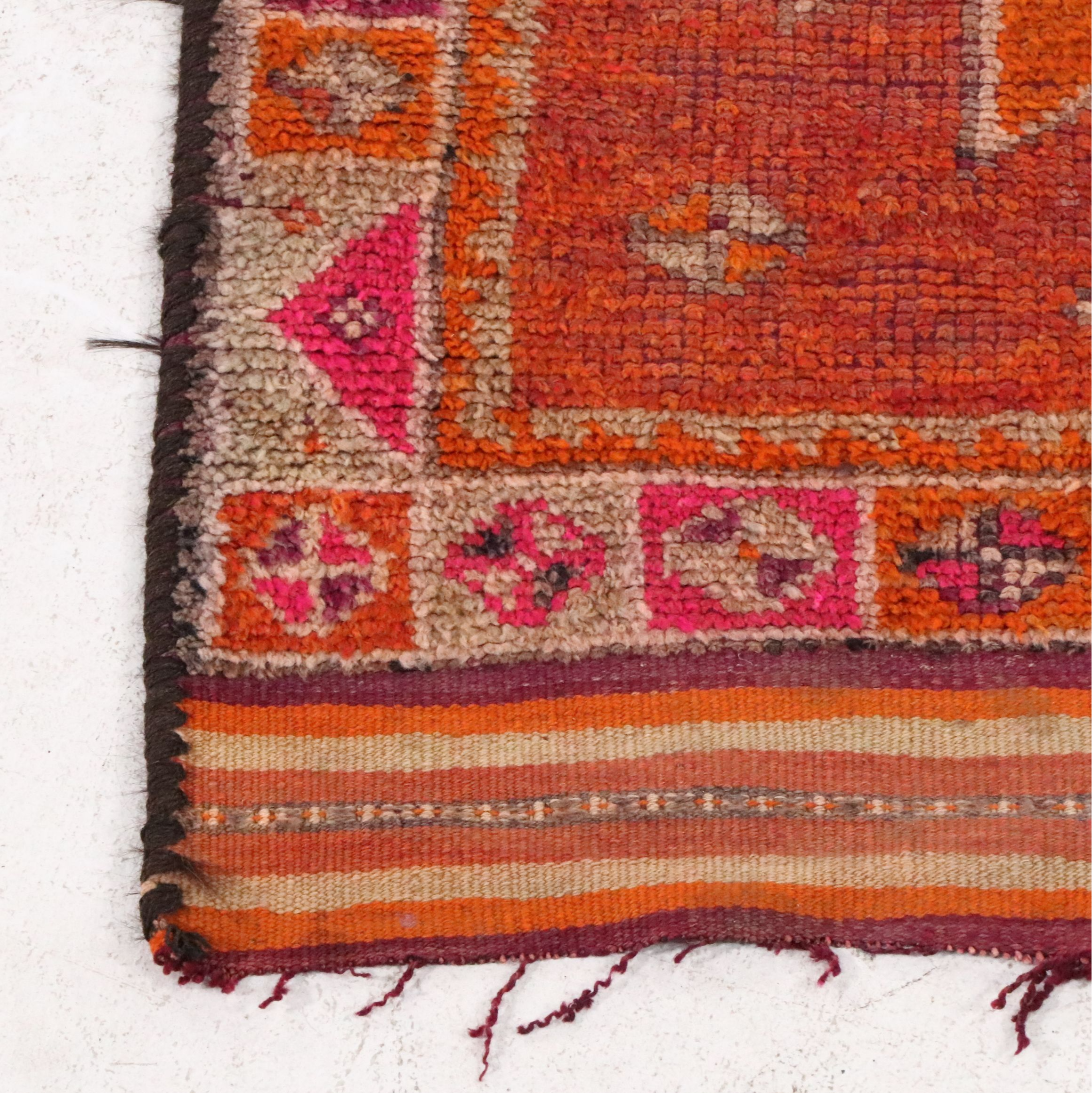 3' x 10'10 Hand-Knotted Turkish Village Carpet Runner