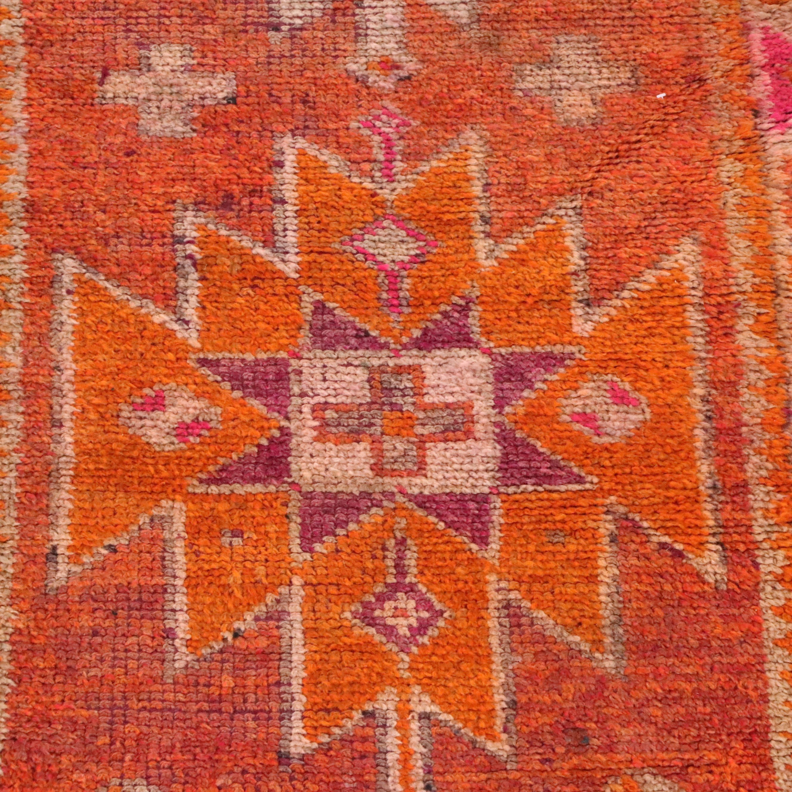 3' x 10'10 Hand-Knotted Turkish Village Carpet Runner